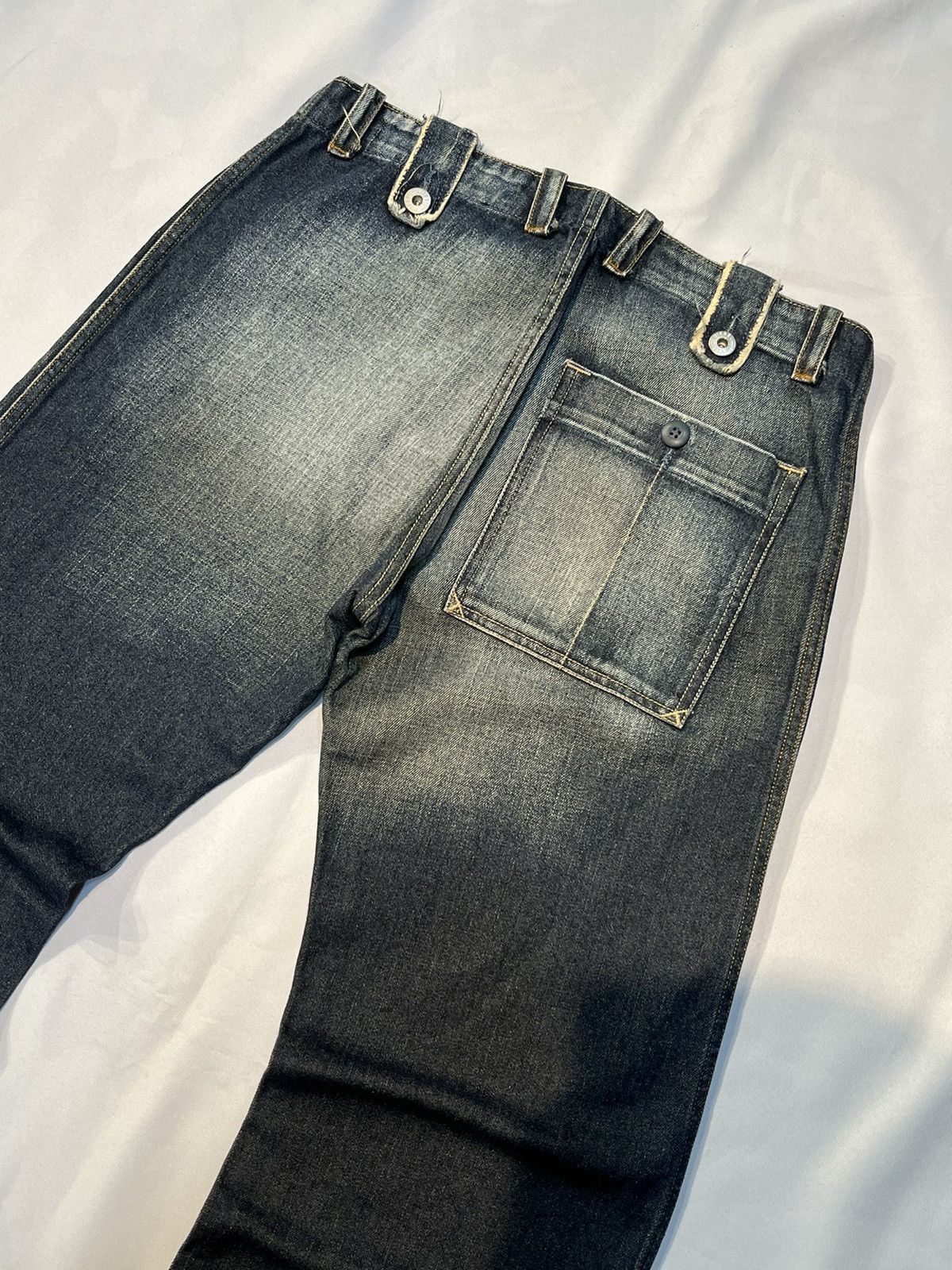Diesel × Japanese Brand VINTAGE DIESEL Y2K DISTRESSED JEAN DENIM PANTS Size US 28 / EU 44 - 5 Thumbnail