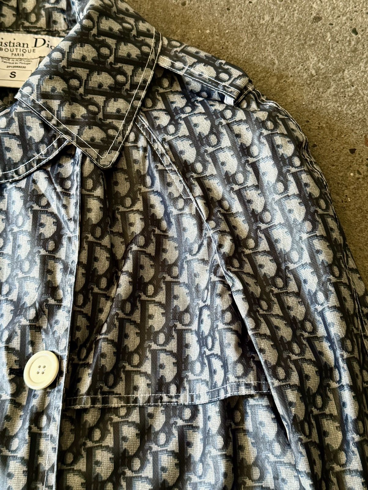 Dior × John Galliano Dior - John Galliano - SS2002 - Diorissimo Monogram Coat Size S / US 4 / IT 40 - 8 Thumbnail