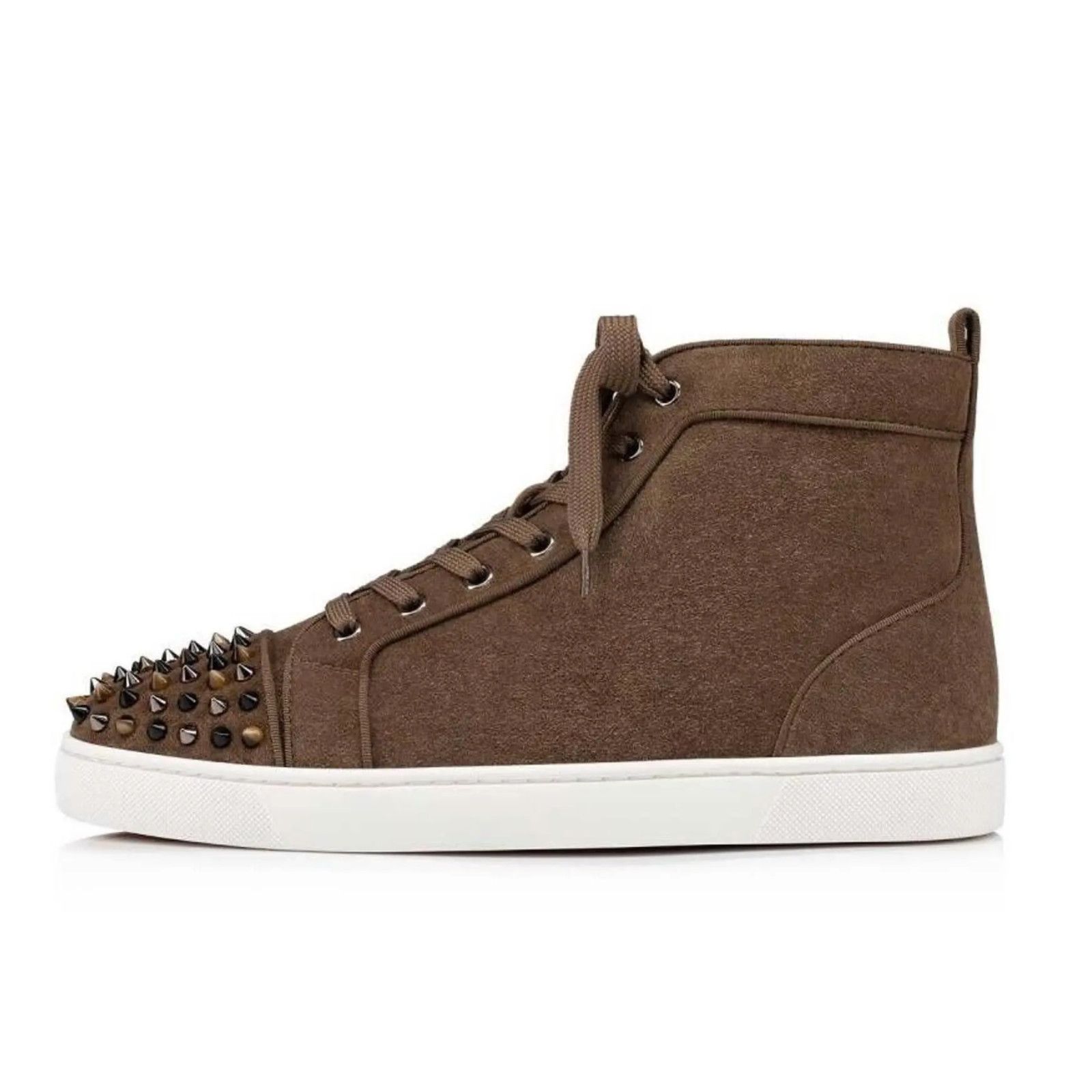 Christian Louboutin Christian Louboutin Lou Spikes Orlato Silex High Top Sneaker Size US 10.5 / EU 43-44 - 3 Thumbnail