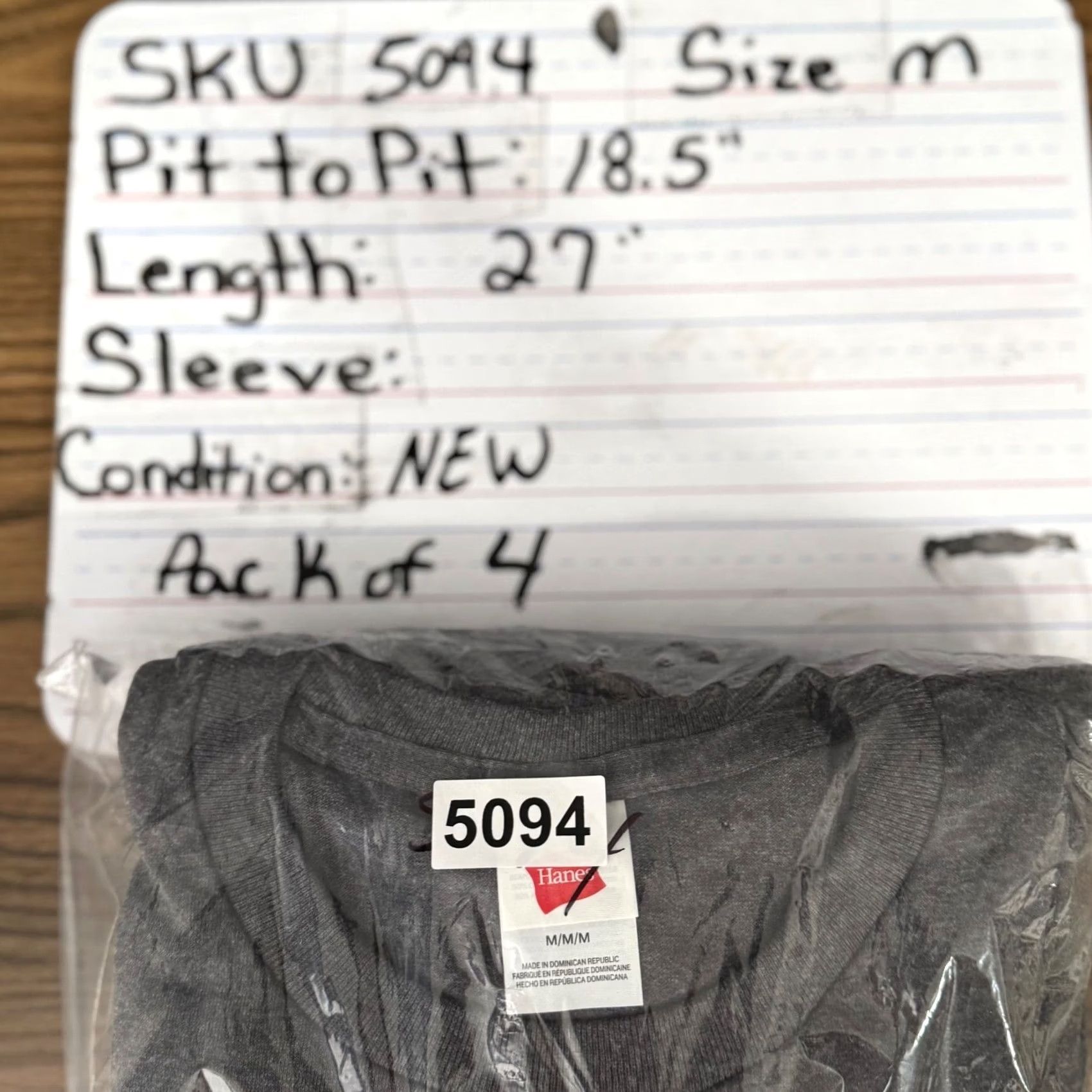 Hanes Hanes Shirt Mens M Gray Pack Charcoal Heather Grey Comfort Soft Basic Essential Size US M / EU 48-50 / 2 - 6 Thumbnail