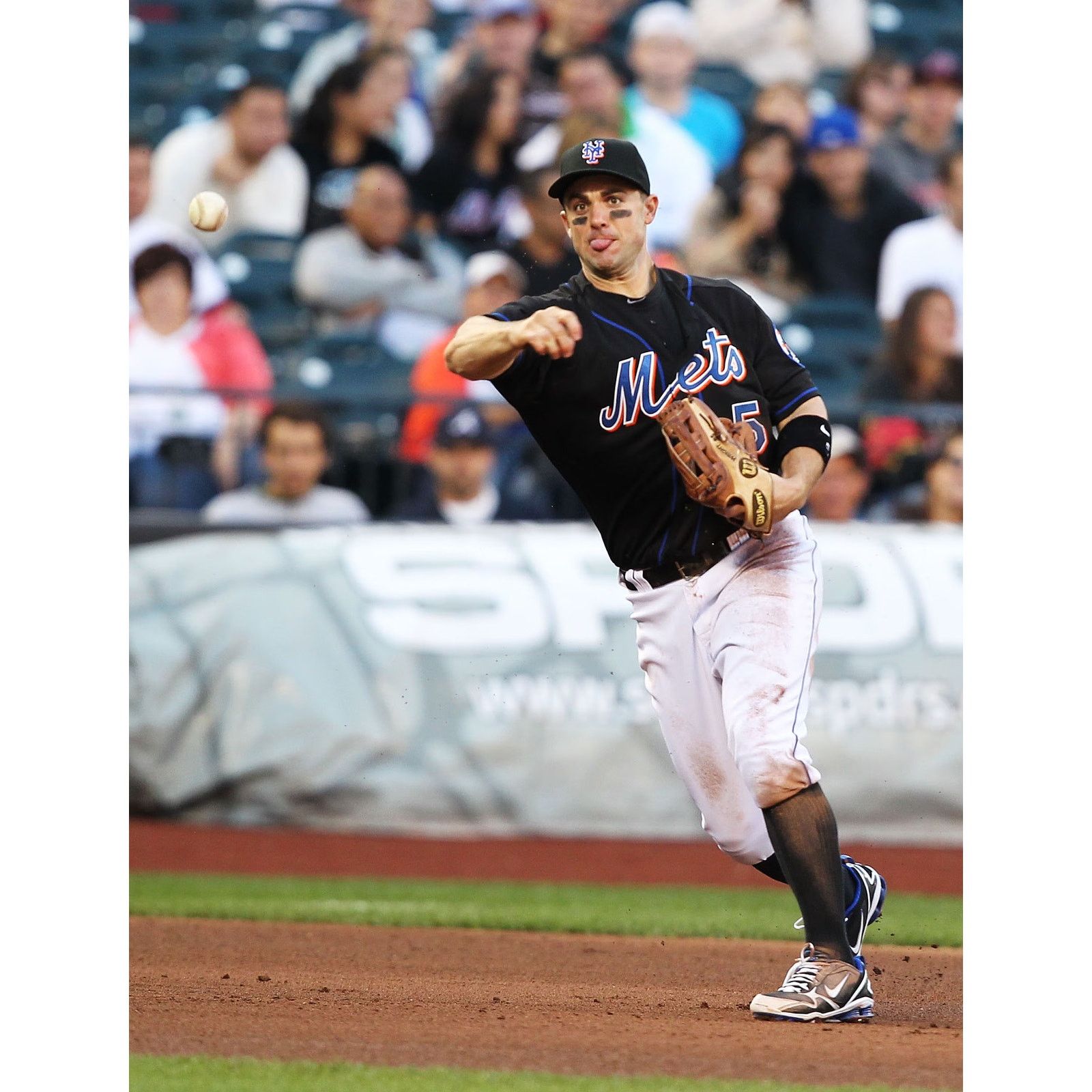 Majestic New York Mets David Wright #5 Majestic Black Alt Jersey Sz M Size US M / EU 48-50 / 2 - 18 Thumbnail