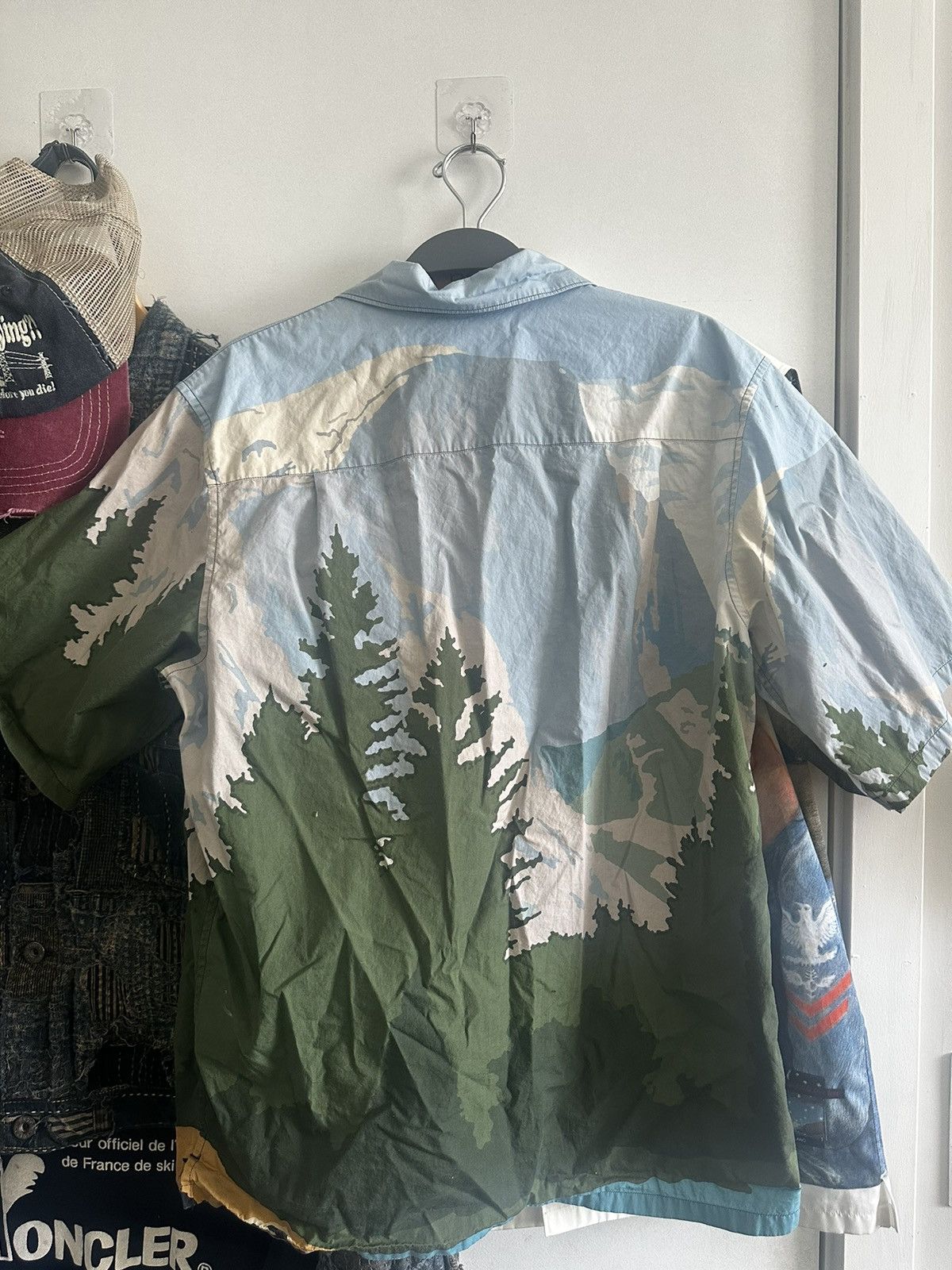 Prada PRADA SS17 Landscape Print Camp Collar Shirt Size US M / EU 48-50 / 2 - 2 Thumbnail