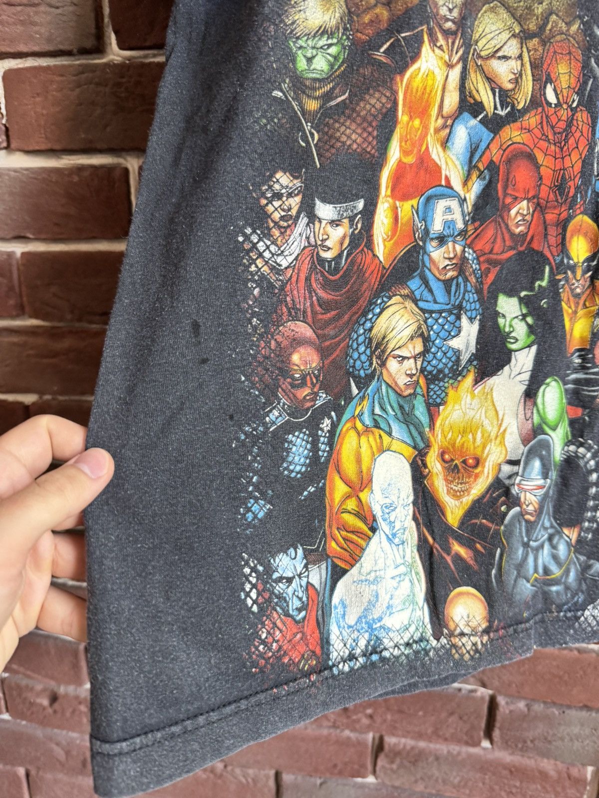 Marvel Comics MARVEL Civil War All Over Print T Shirt Black Cotton Size US M / EU 48-50 / 2 - 3 Thumbnail