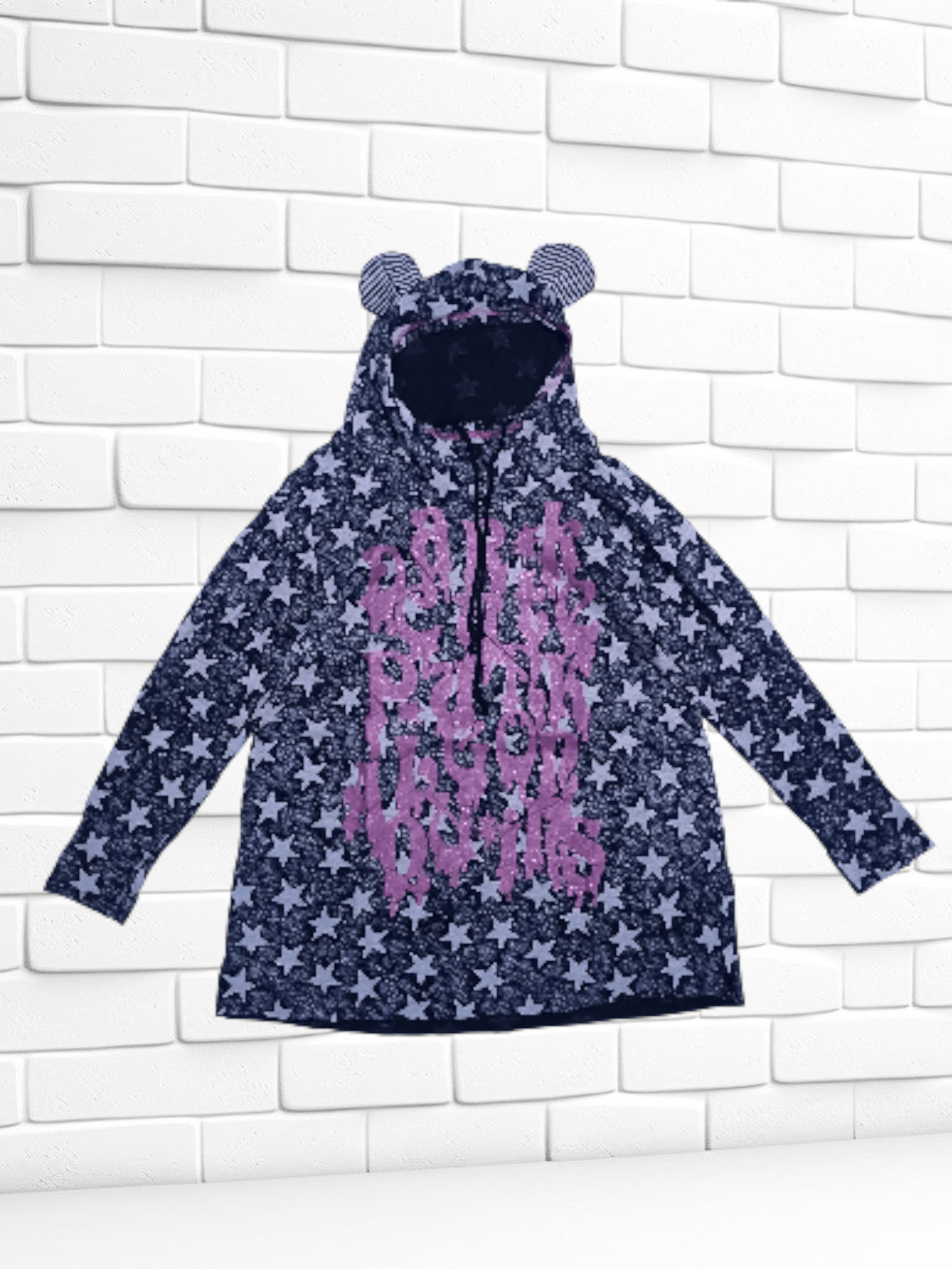 Japanese Brand Vintage Algonquins Mouse Ears Hoodie Harajuku Y2K Style Size M / US 6-8 / IT 42-44 - 6 Thumbnail