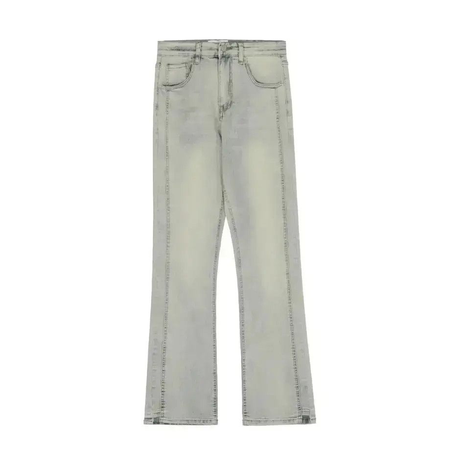 Japanese Brand Slim fit straight leg micro horn washed jeans Size US 30 / EU 46 - 6 Thumbnail