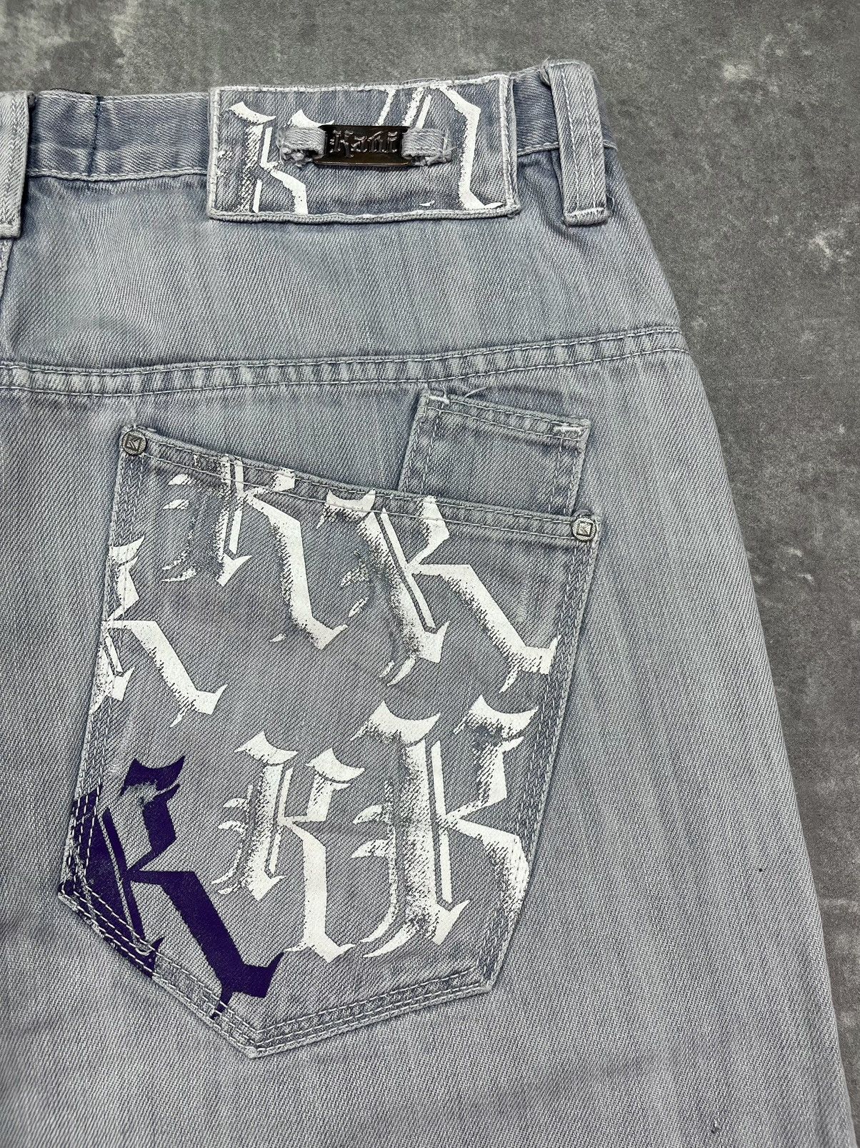 Karl Kani Karl Kani Multilogo Printed Baggy Denim Shorts Jorts 36 Rare Size US 36 / EU 52 - 12 Thumbnail