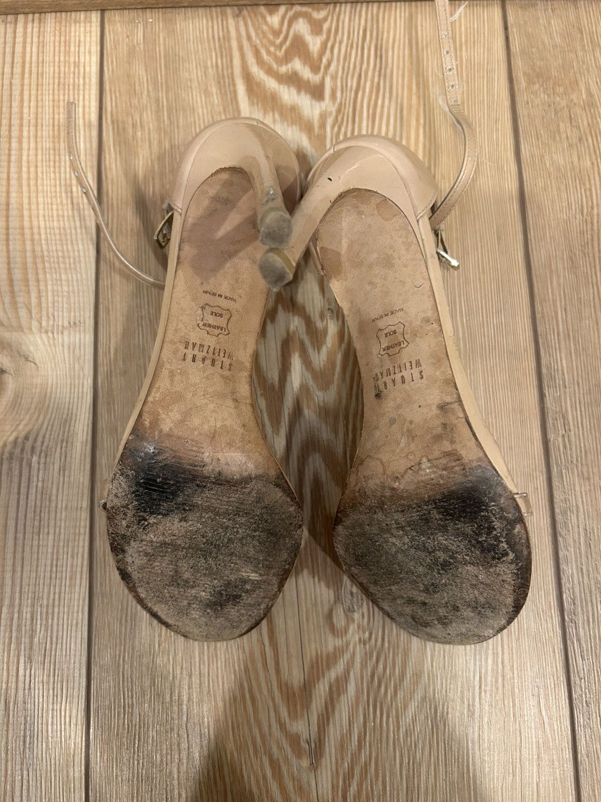 Stuart Weitzman *Discontinued* Nudist 100mm Sandal Size US 7 / IT 37 - 4 Thumbnail