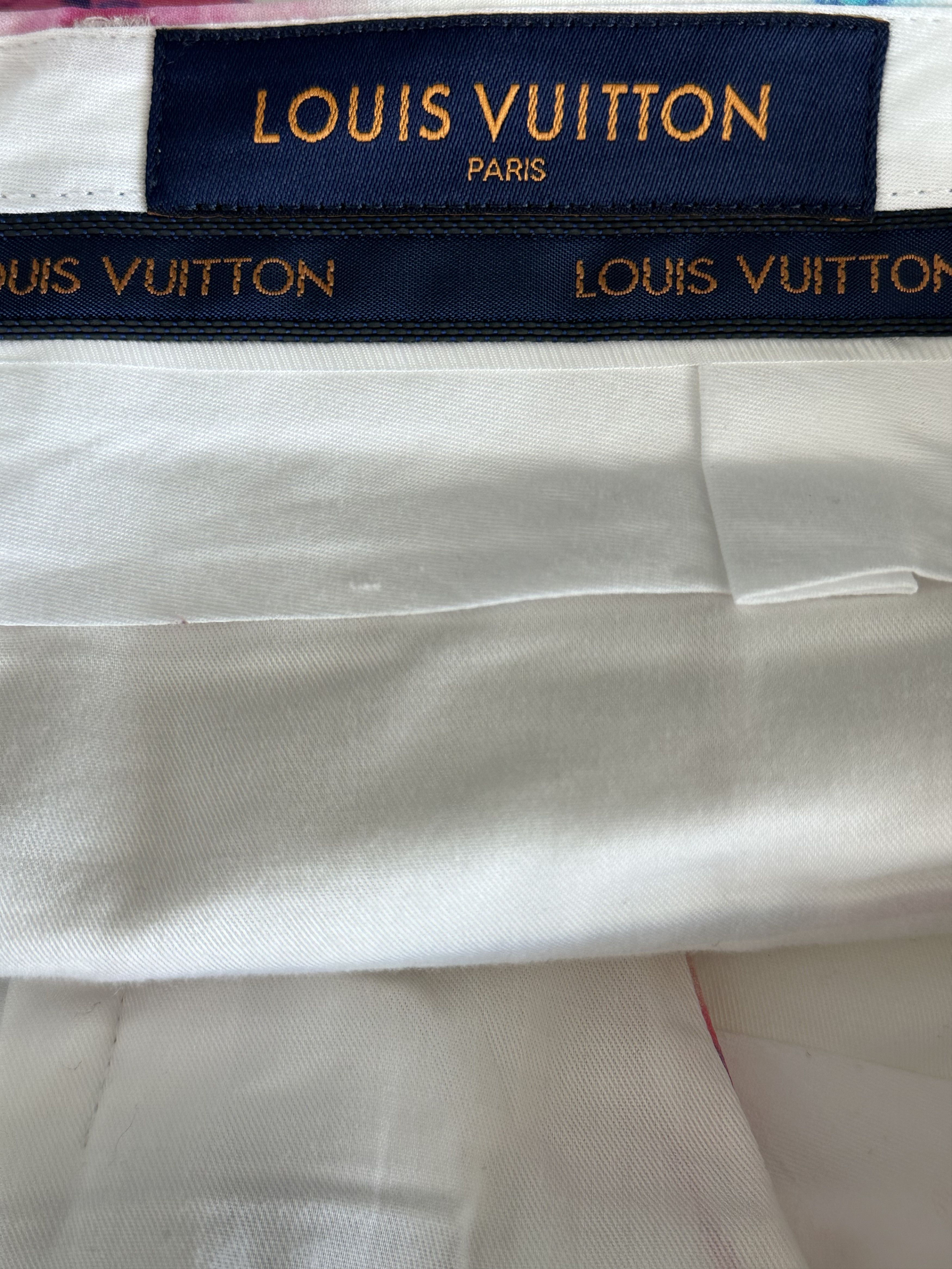 Louis Vuitton Louis Vuitton Multicolor Watercolor Monogram Shorts Size US 36 / EU 52 - 3 Thumbnail