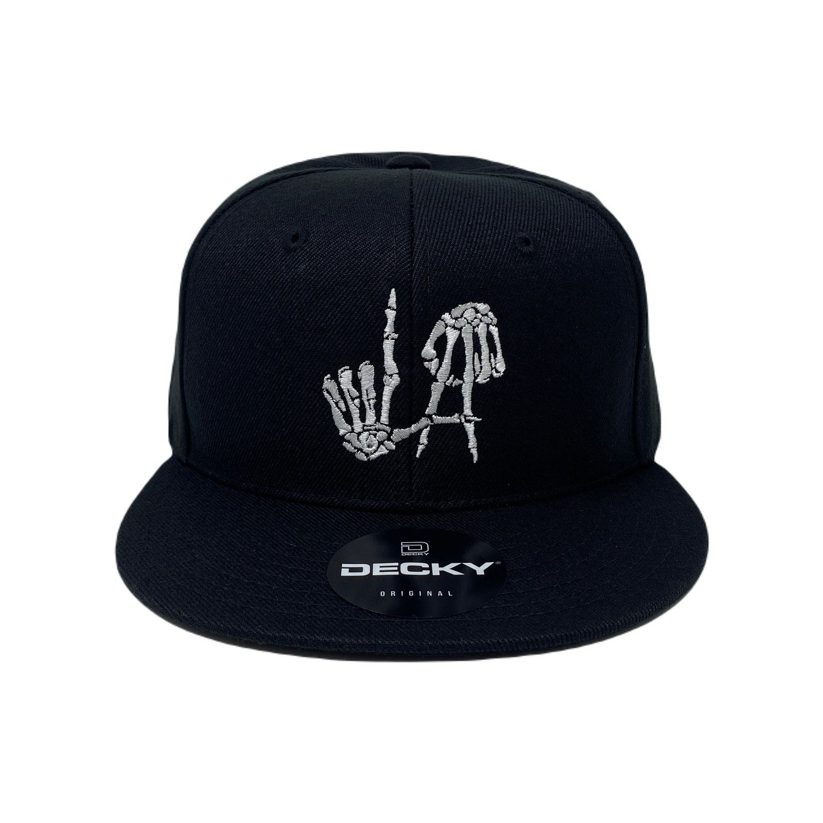 Other Los Angeles Bones Snapback Hat All Black Size ONE SIZE - 2 Thumbnail