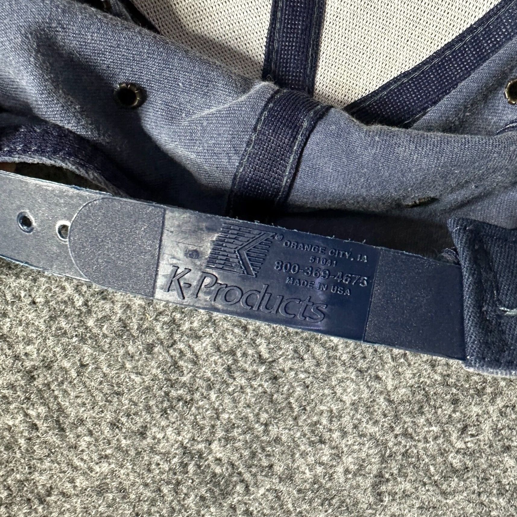Vintage VINTAGE K-Products Eagle Power Equipment Hat Blue Snapback Unisex Adults Adjustable Cotton USA 90s Mens Size ONE SIZE - 5 Thumbnail