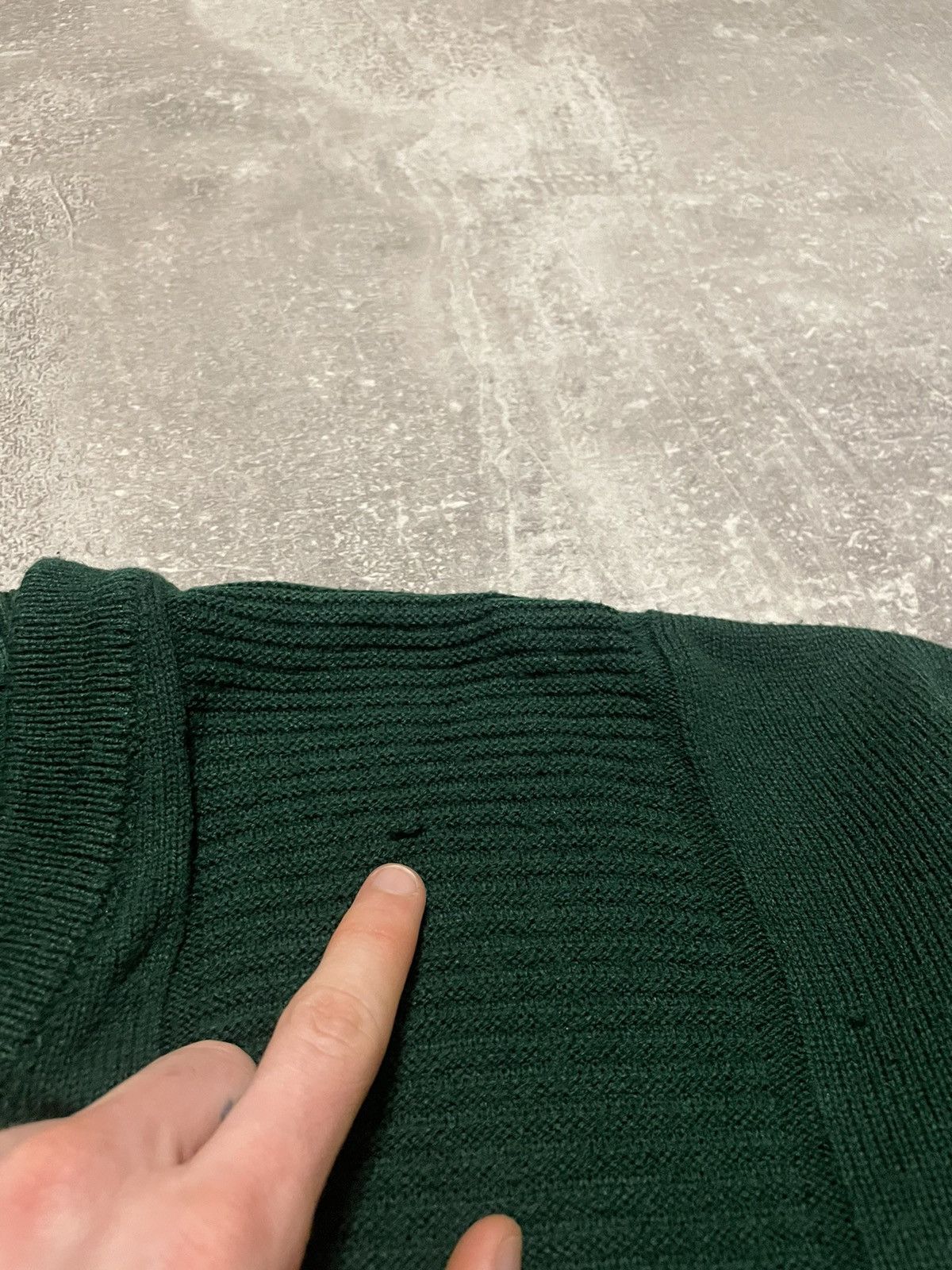 Lacoste Vintage Lacoste Cable Knit Striped Sweater Jumper Size US XXL / EU 58 / 5 - 9 Thumbnail