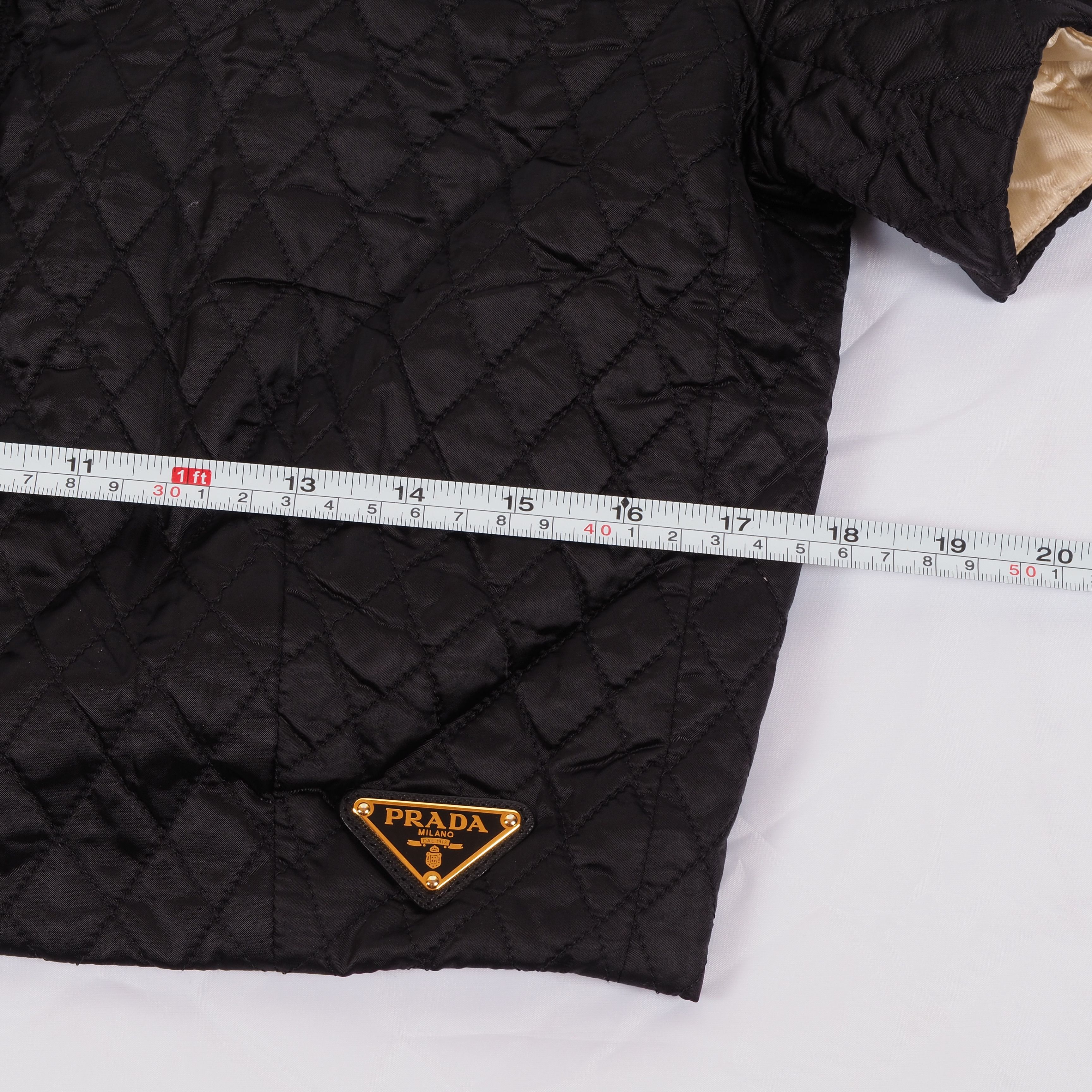 Prada Prada Quilted Cropped Padded Jacket Black Size M / US 6-8 / IT 42-44 - 15 Thumbnail