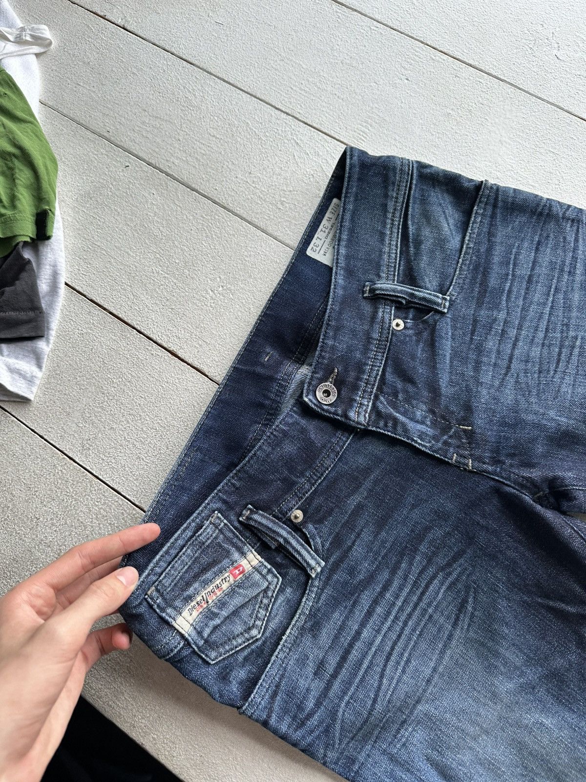 Diesel 🚨Gothic Diesel Regular Slim relax Flared Jeans Womens Size 31" - 6 Thumbnail