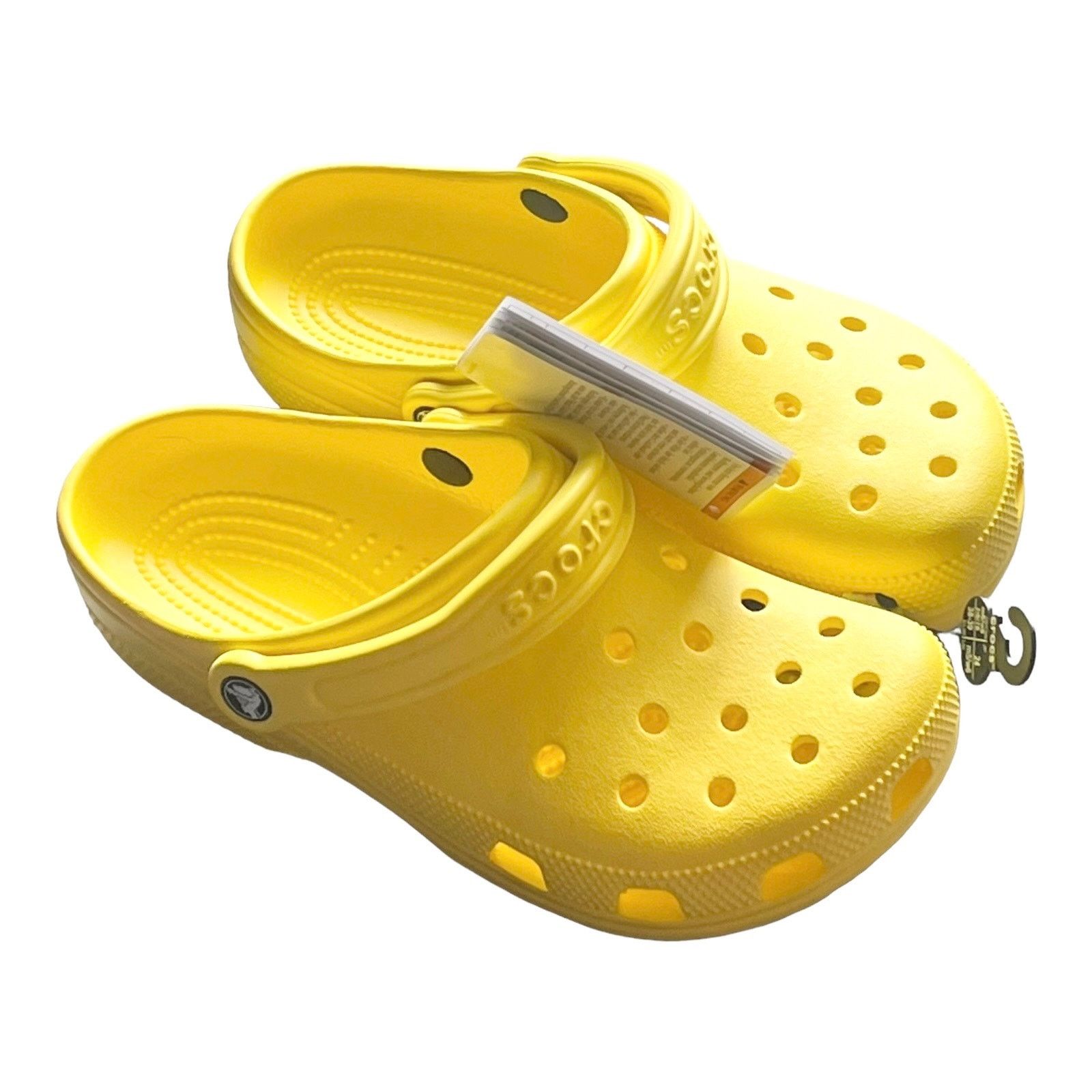 Crocs NEW Yellow CROCS CLOG SHOES Mens 6 Womens 8 Sunflower Croc Grailed