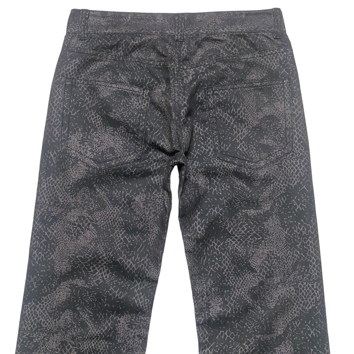 Japanese Brand LOWBOX Snake Pattern Flare Jeans Size US 28 / EU 44 - 10 Thumbnail