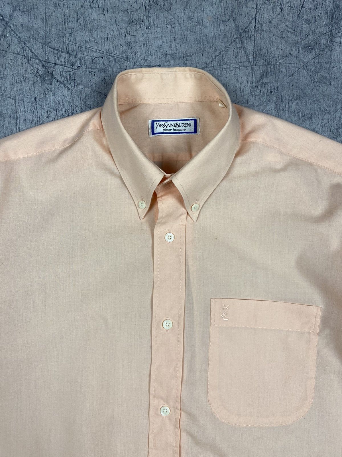 Vintage × Yves Saint Laurent Vintage Yves Saint Laurent Button Up Shirt Size US M / EU 48-50 / 2 - 5 Thumbnail