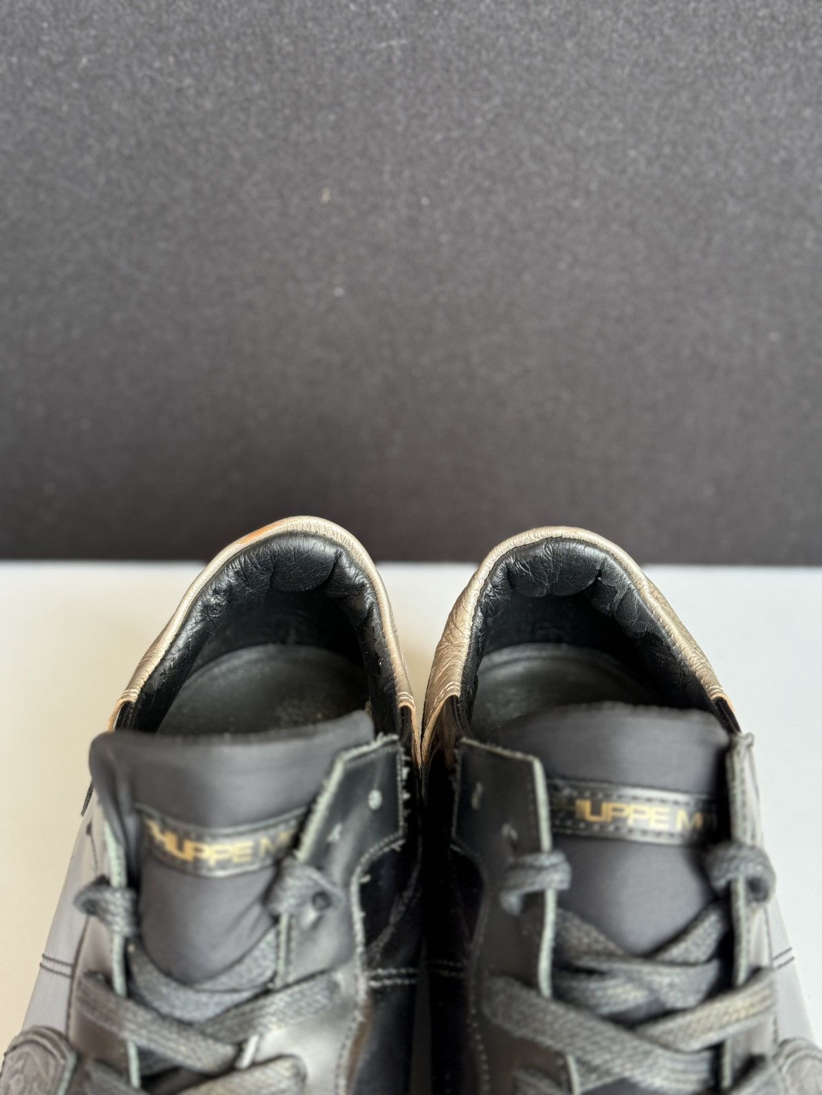 Puma Philippe Model Black Leather Sneakers size 39 Size US 9 / IT 39 - 10 Thumbnail