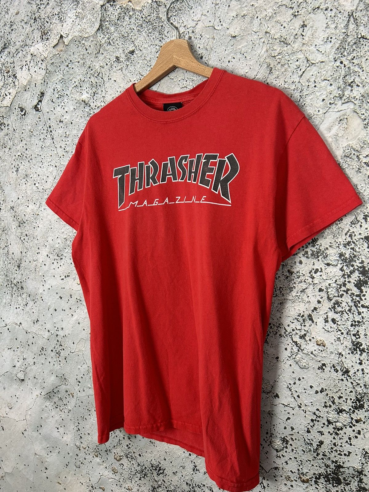 Thrasher Thrasher Skateboards Magazine Logo Tee Red Hype Skategang Size US M / EU 48-50 / 2 - 2 Thumbnail
