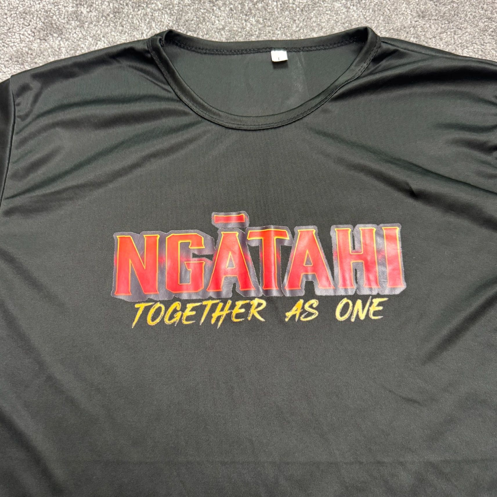 Hamilton Hamilton's Chiefs Ngatahi Rugby Graphic T-Shirt Mens Large Black Crew Neck Tee Size US L / EU 52-54 / 3 - 3 Thumbnail
