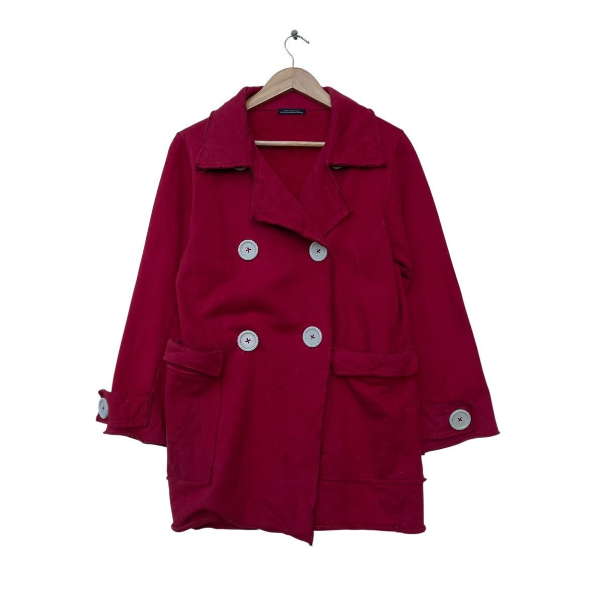 Japanese Brand Cyntra Company Giant Button Jacket