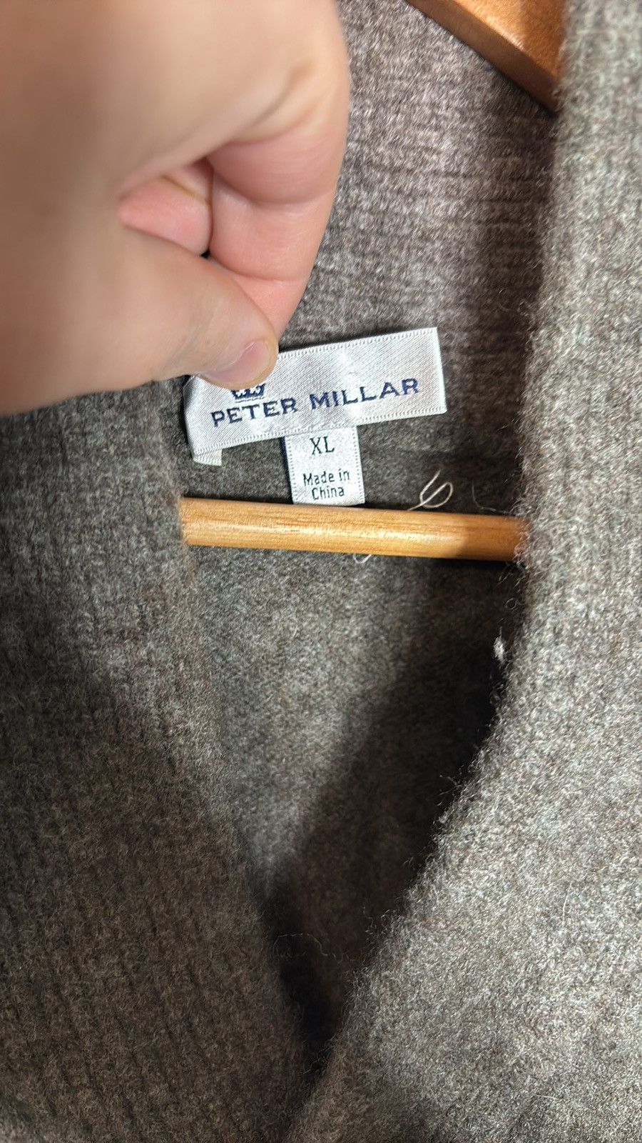 Peter Millar Peter Millar 50/50 Merino Yak Wool Cardigan Sweater Size US XL / EU 56 / 4 - 2 Thumbnail