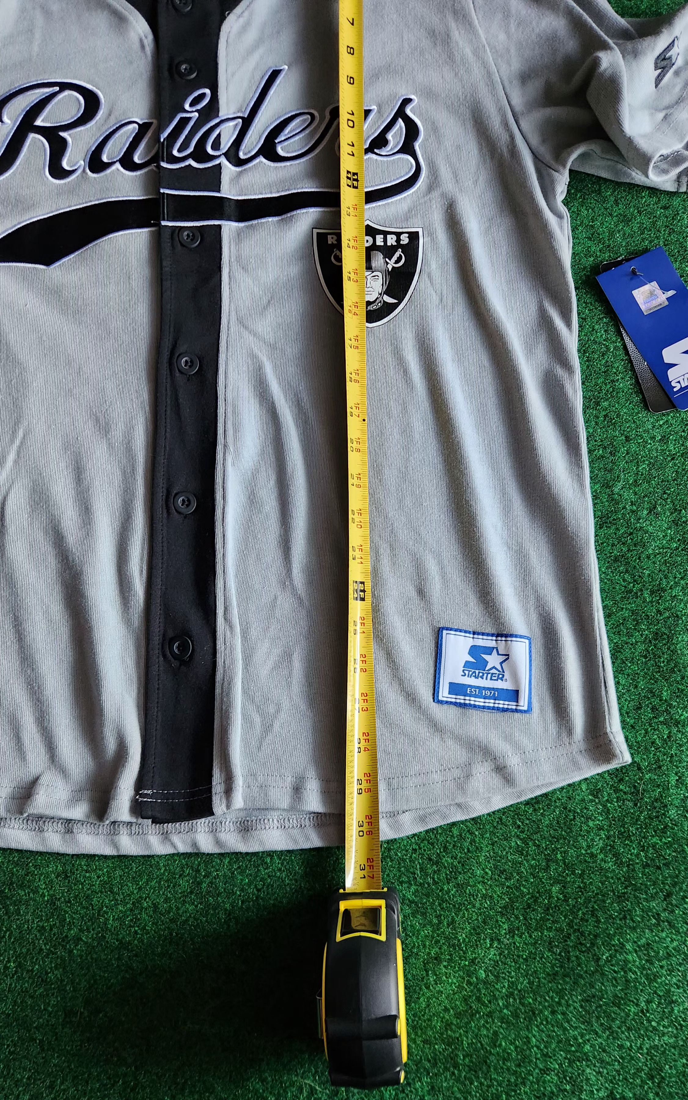 Starter × Vintage Los Angeles Raiders Baseball Starter Jersey Men Size Large Size US L / EU 52-54 / 3 - 8 Thumbnail