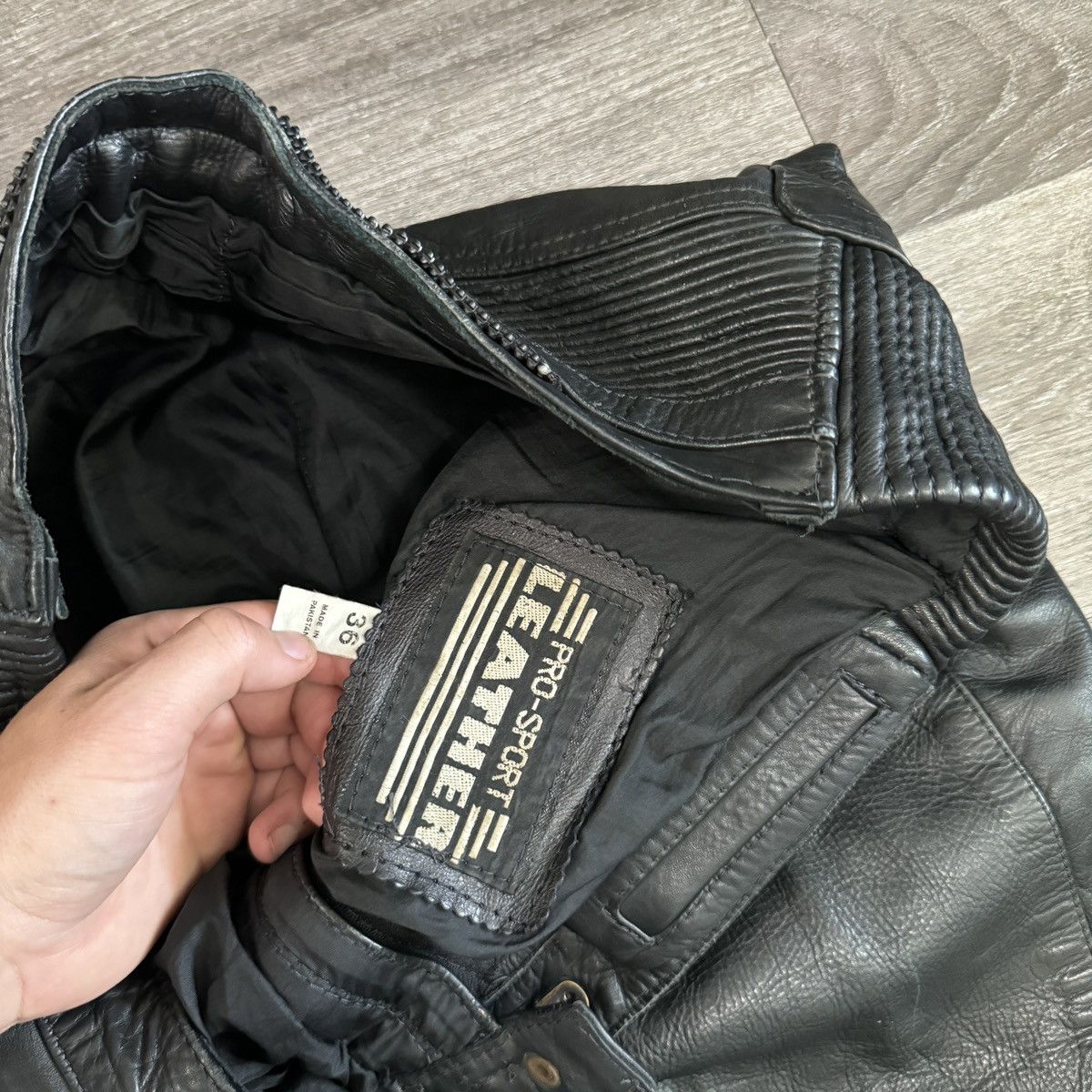 Japanese Brand × Playboi Carti × Vintage Crazy Vintage 90s Leather biker pants playboy cart opium sty Size US 36 / EU 52 - 5 Thumbnail