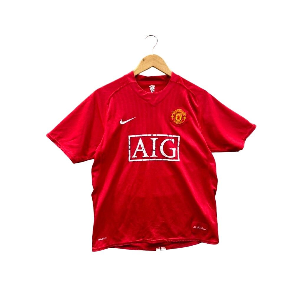 Nike Nike Manchester United Football Club Team Home Soccer Jersey Size US M / EU 48-50 / 2 - 1 Thumbnail