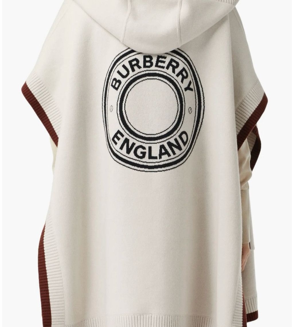 Burberry Carla hooded cape poncho Size ONE SIZE - 2 Thumbnail