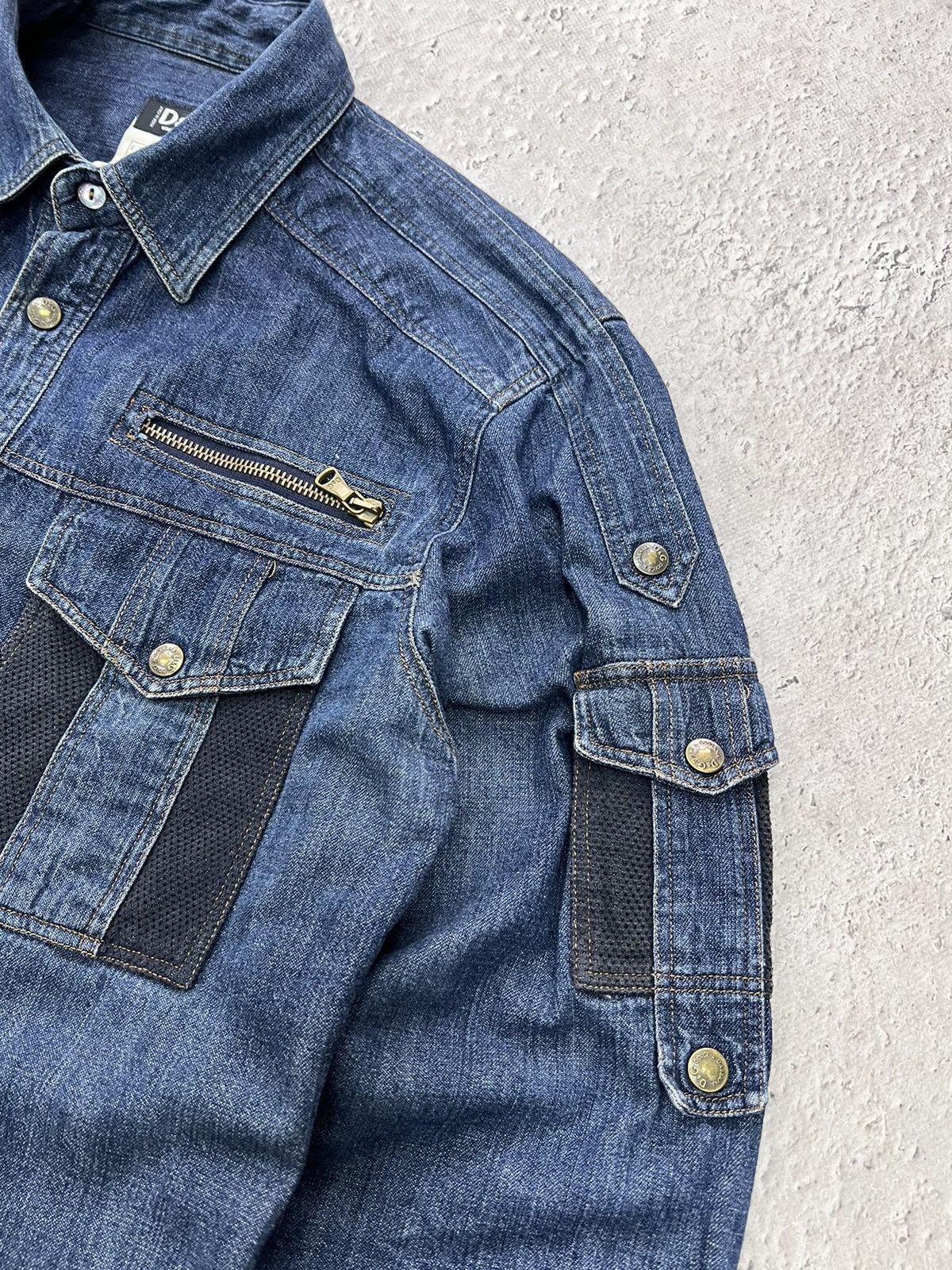 Dolce & Gabbana × Vintage Dolce & Gabbana Shirt denim with pockets Sleeve Shirt Size US L / EU 52-54 / 3 - 8 Thumbnail