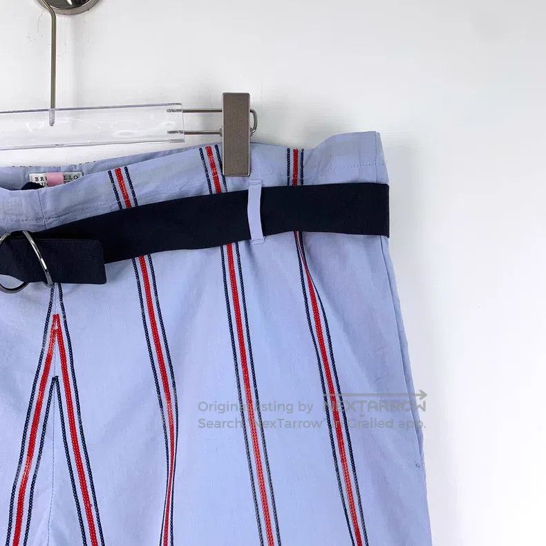 Brunello Cucinelli Brunello Cucinelli Cotton waist belt casual shorts with bl Size 25" / US 0 / IT 36 - 3 Thumbnail