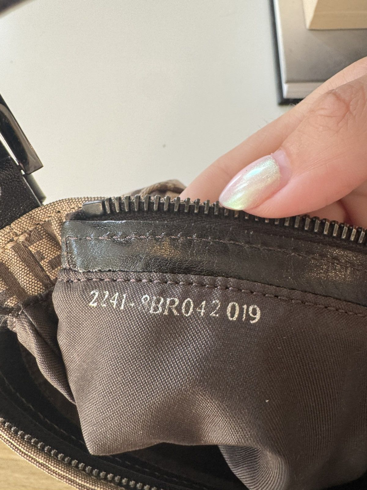 Fendi Vintage Fendi Mini Baguette – Brown FF Zucchino Canvas Size ONE SIZE - 15 Thumbnail