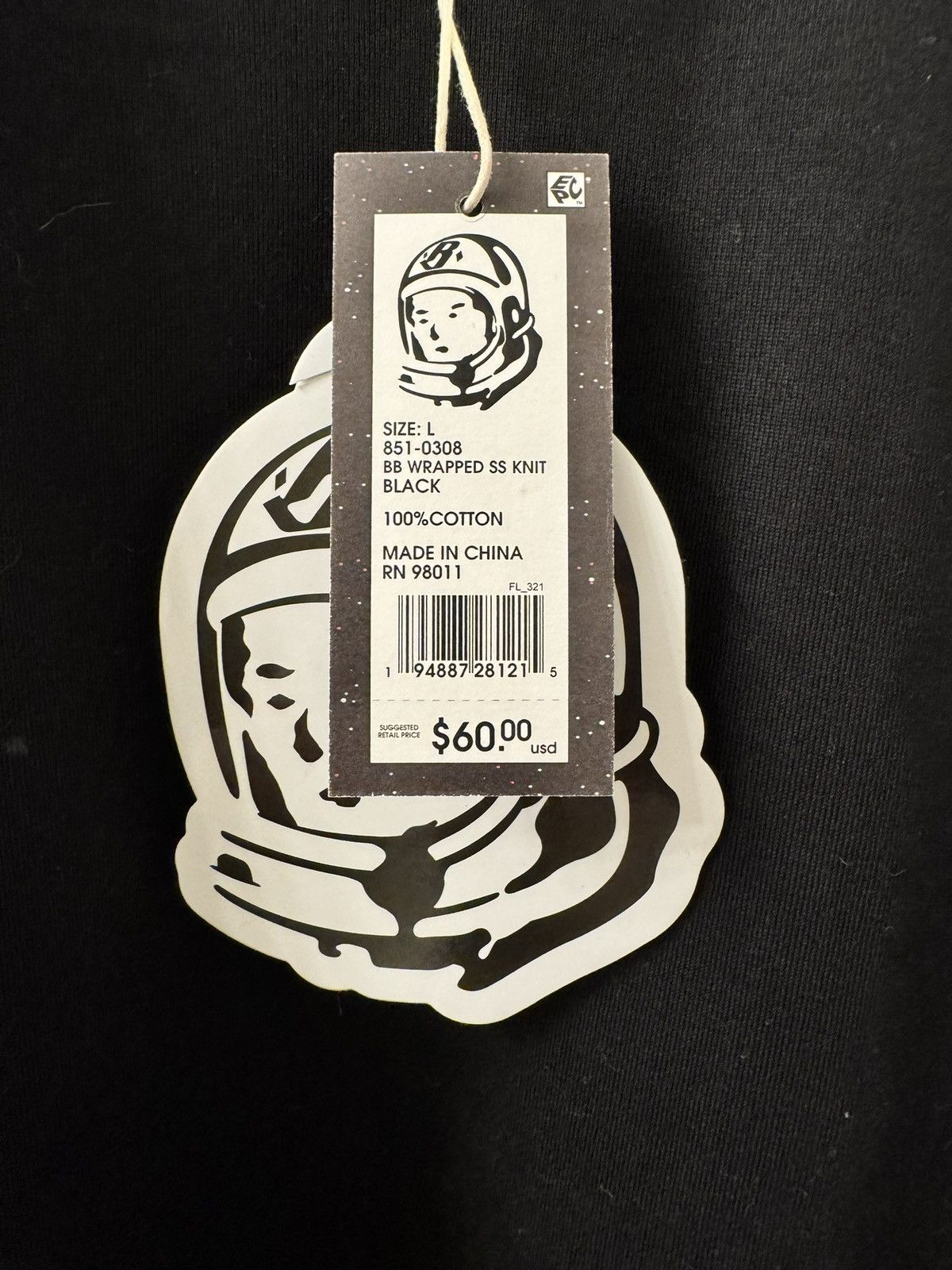 Billionaire Boys Club BB Wrapped 2 SS Knit Tee Size US L / EU 52-54 / 3 - 4 Thumbnail
