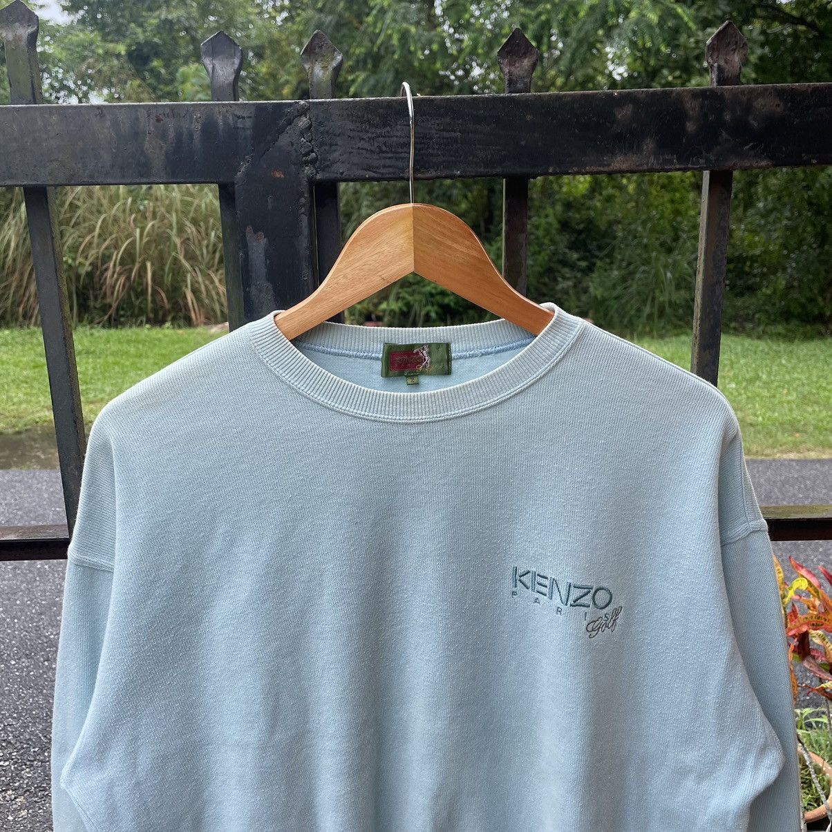 Designer × Japanese Brand × Kenzo 🔥🇯🇵Vintage Kenzo Golf Paris Embroidered Big Logo Sweatshirts Size US M / EU 48-50 / 2 - 3 Thumbnail