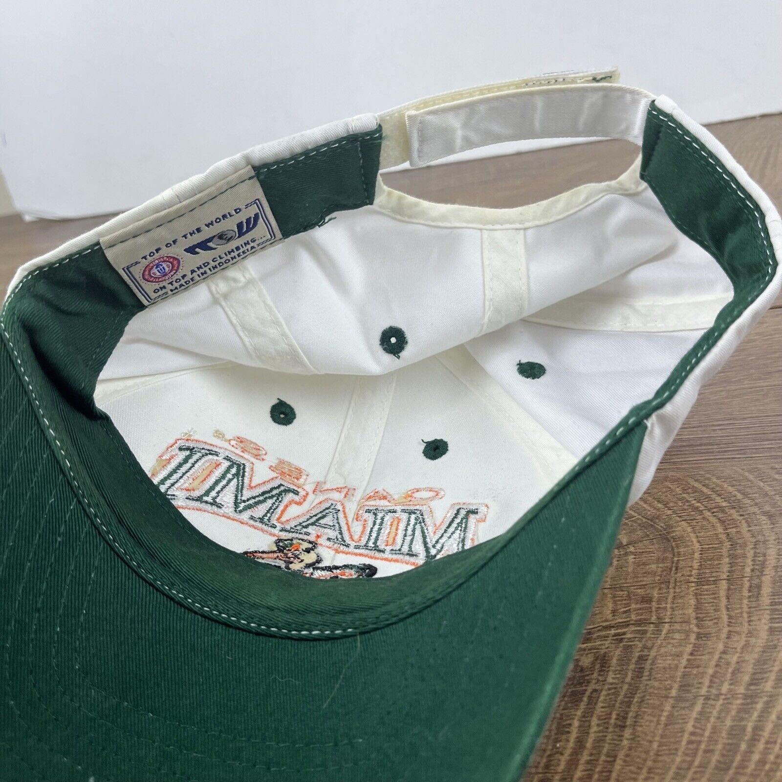 Top Of The World Miami Hurricanes Hat NCAA Adjustable Hat White Adjustable Ha Size ONE SIZE - 14 Thumbnail