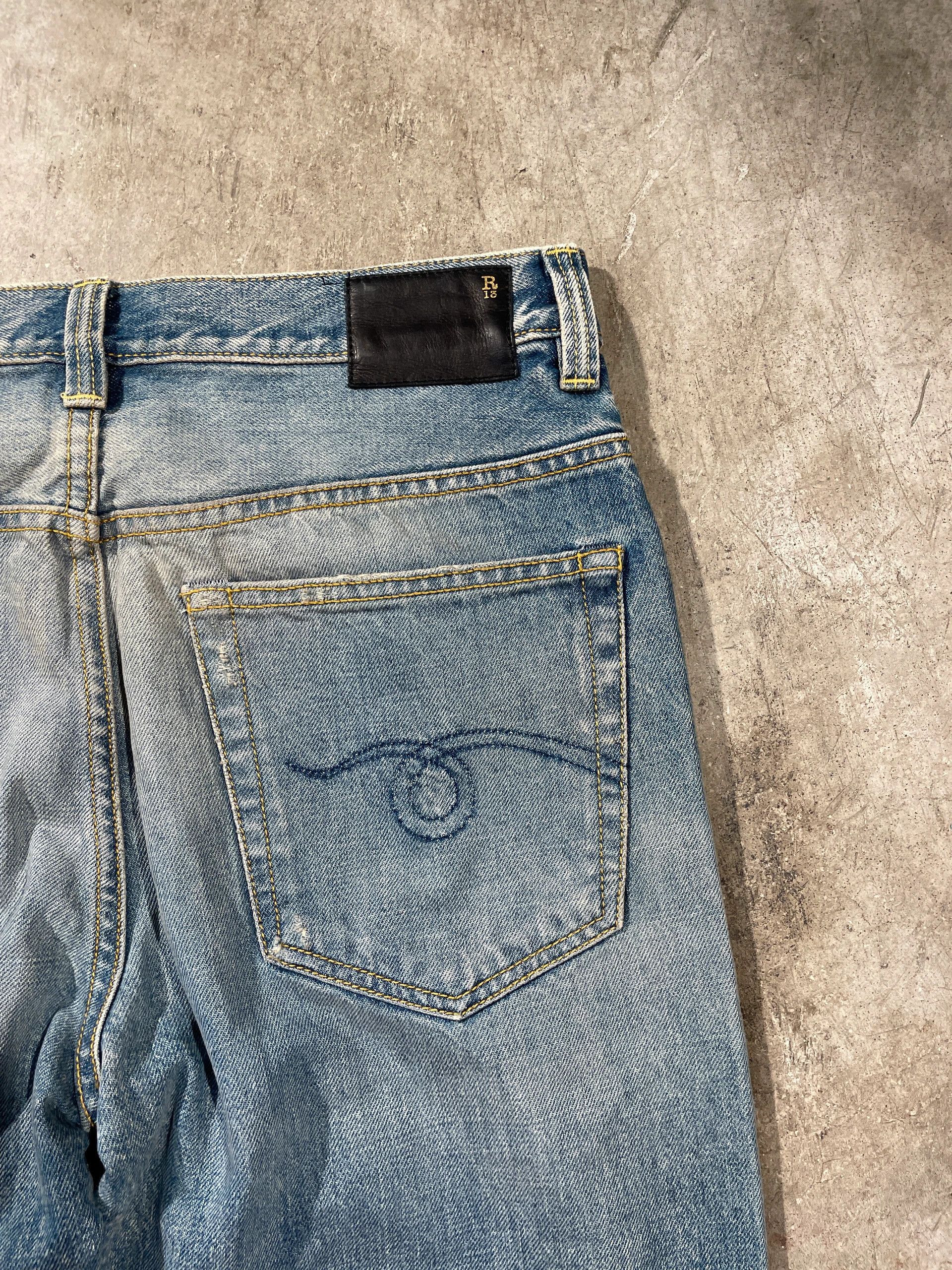 R13 R13 Caleb Boy Jeans Size US 32 / EU 48 - 7 Thumbnail
