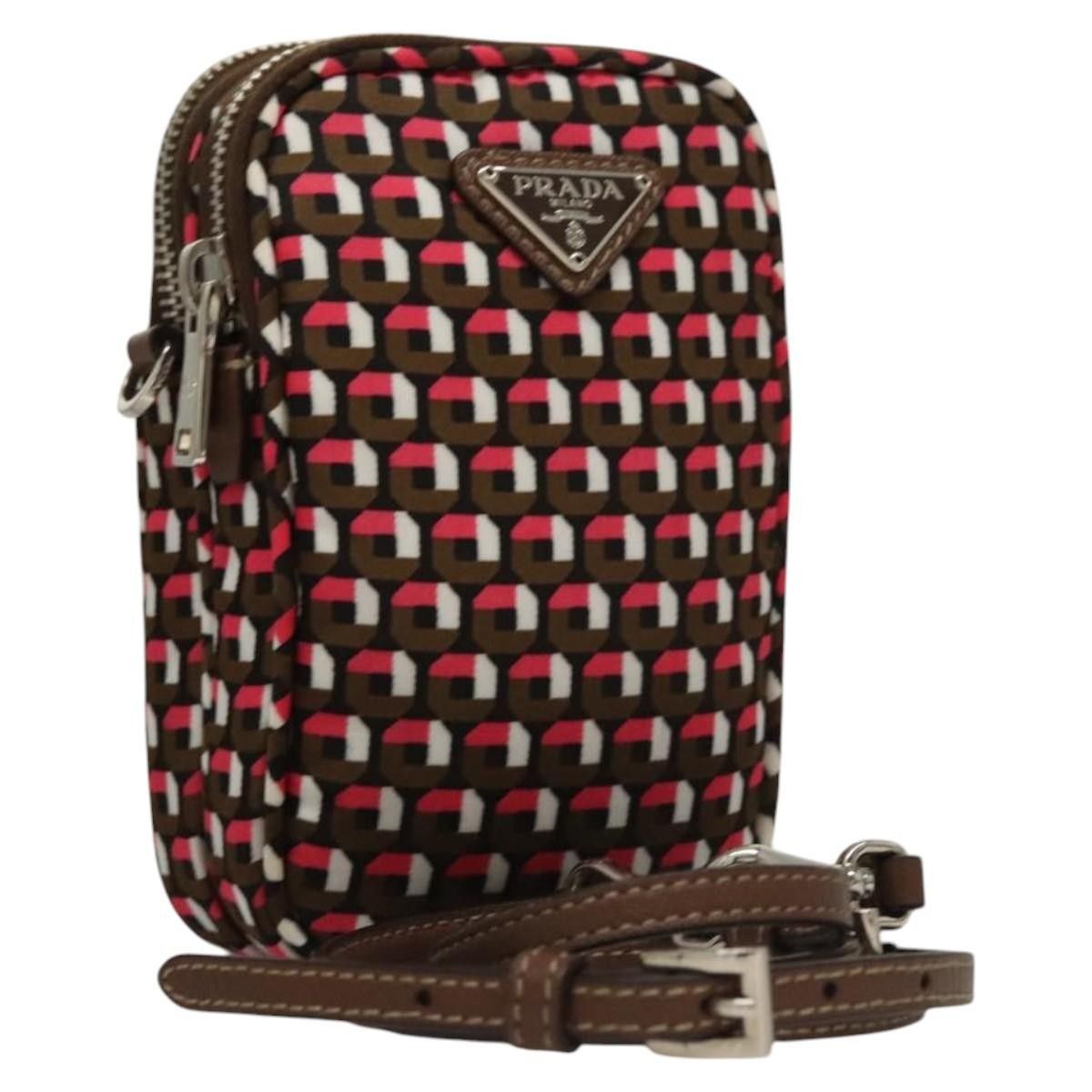 Prada Prada Baguette Shoulder Bag Quilted Tessuto with Leather Size ONE SIZE - 1 Thumbnail