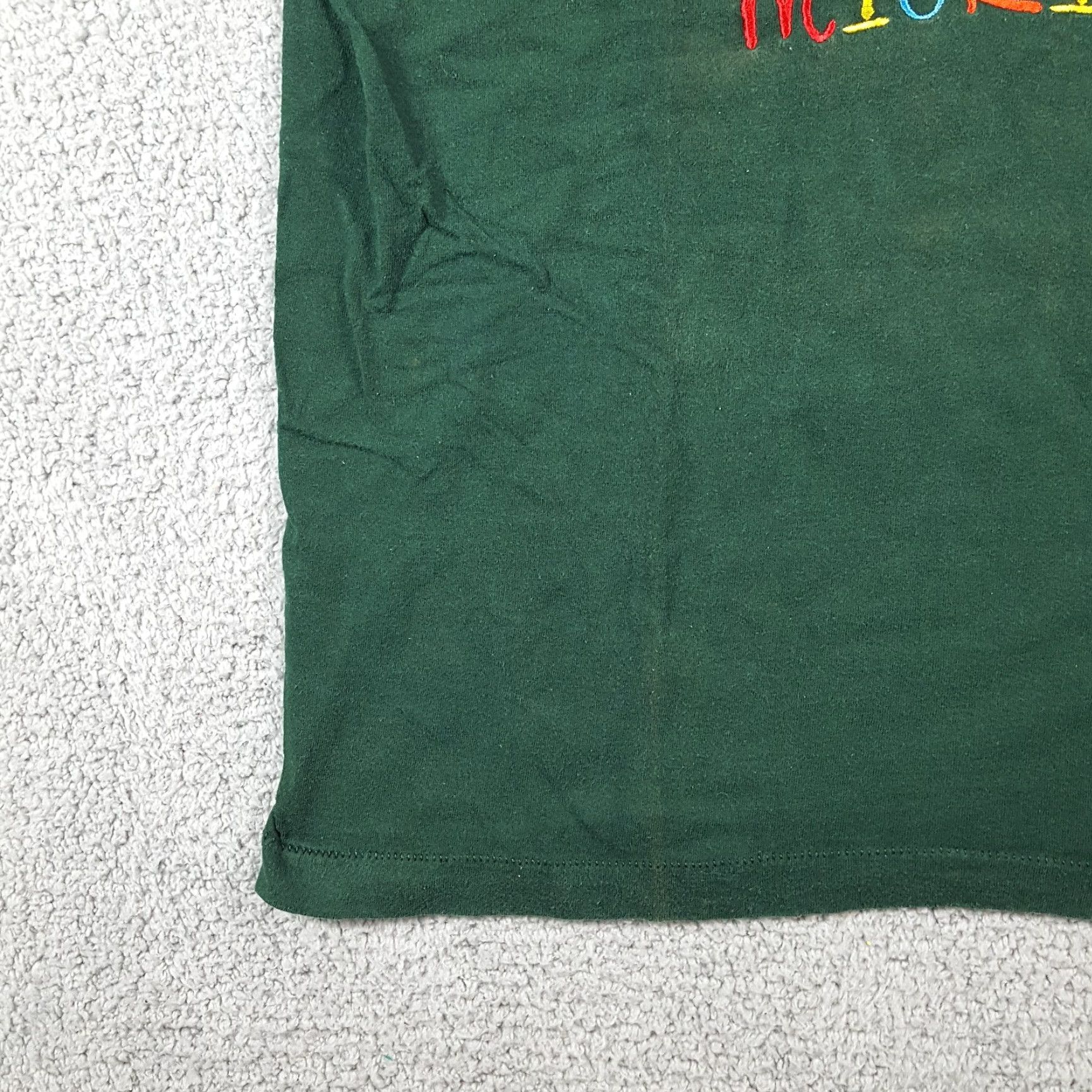 Disney Vintage Disney Mickey Mouse T-Shirt Men Large Cotton Grunge 90s 00s Cartoon Logo Embroidered Size US L / EU 52-54 / 3 - 4 Thumbnail