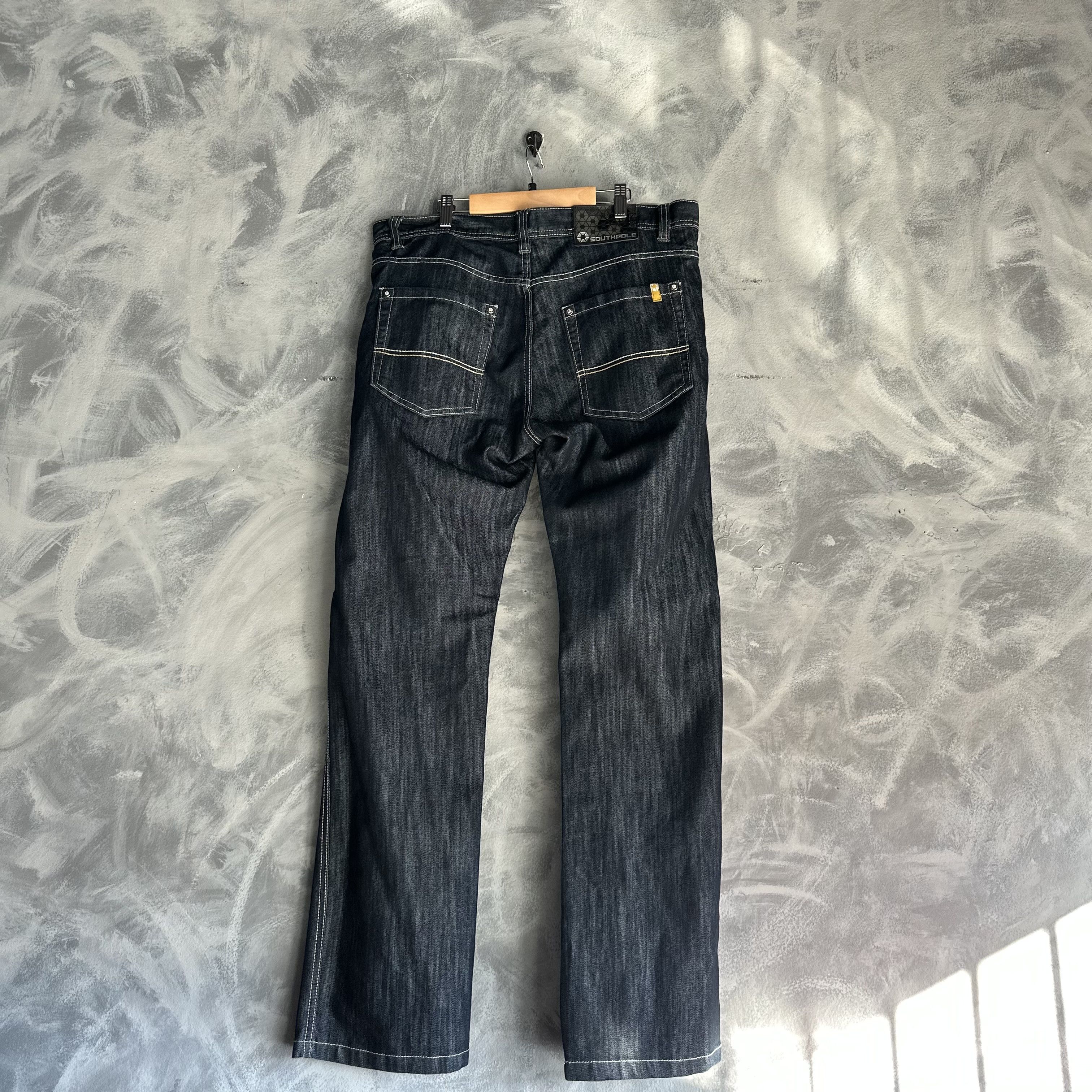 Southpole Vintage Y2k Southpole Wide Leg Jeans Mens 36x32 Gold Tab Size US 36 / EU 52 - 4 Thumbnail
