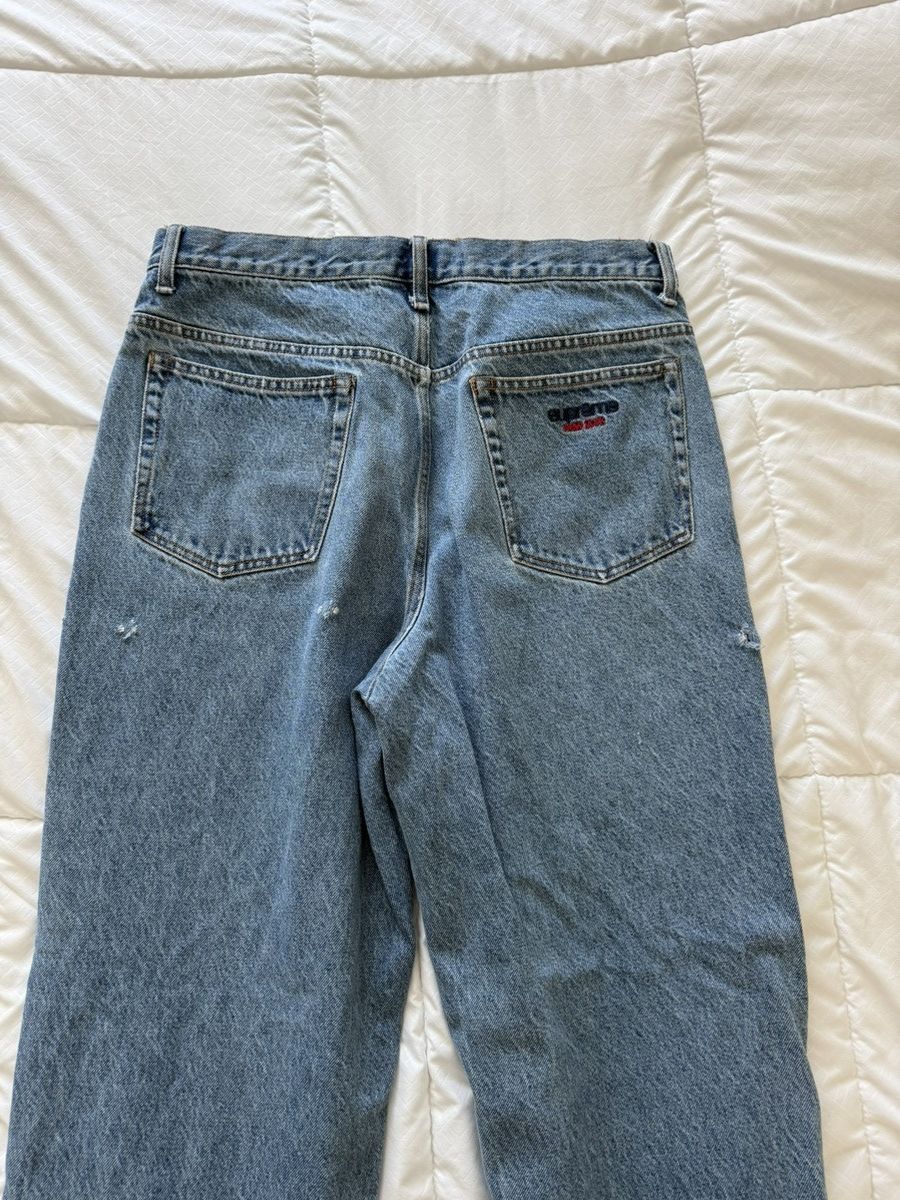 Supreme Supreme Baggy Indigo Jeans Size US 32 / EU 48 - 4 Thumbnail