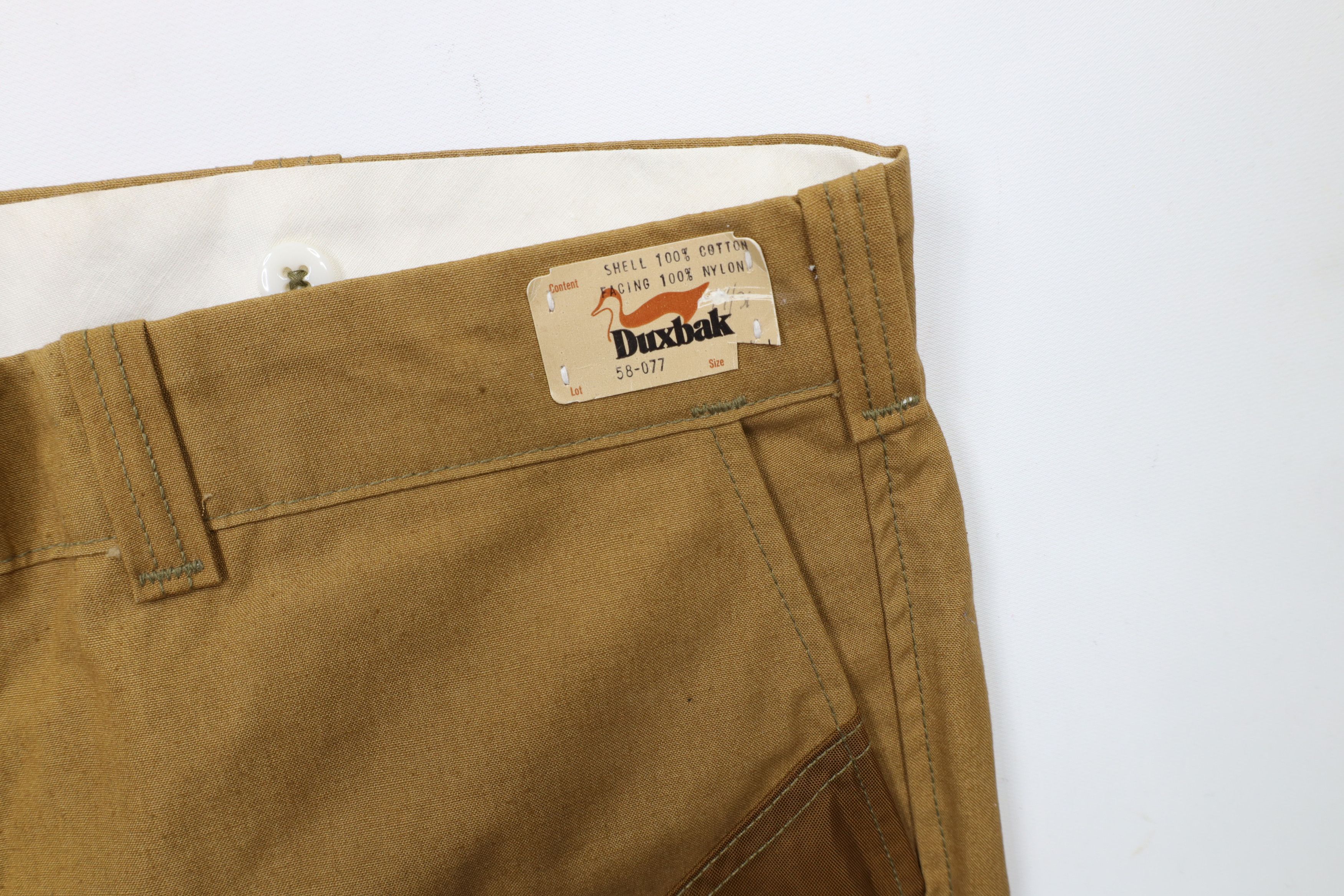 Vintage Deadstock Vintage 60s 70s Duxbak Field Brush Pants Brown USA Size US 42 / EU 58 - 5 Thumbnail