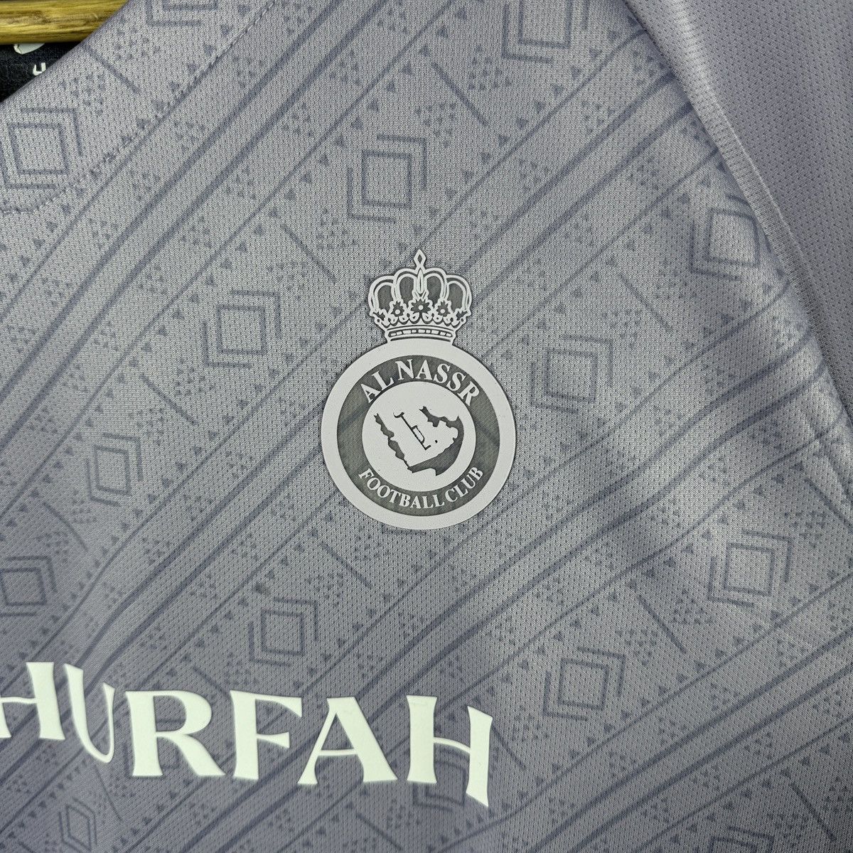 All Sport Al Nassr FC Jersey #7 Ronaldo 2022/23 Sz L Size US L / EU 52-54 / 3 - 4 Thumbnail