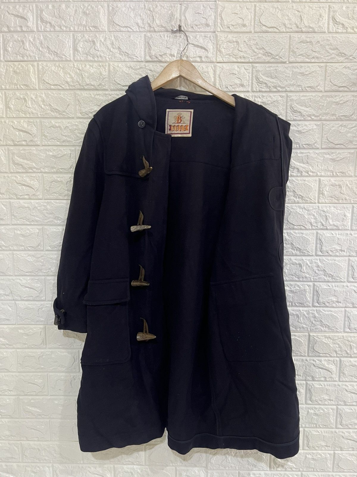 Vintage Baracuta Long Duffle Toggle Coat in Black, Men's (Size Xl) — image 3 of 6