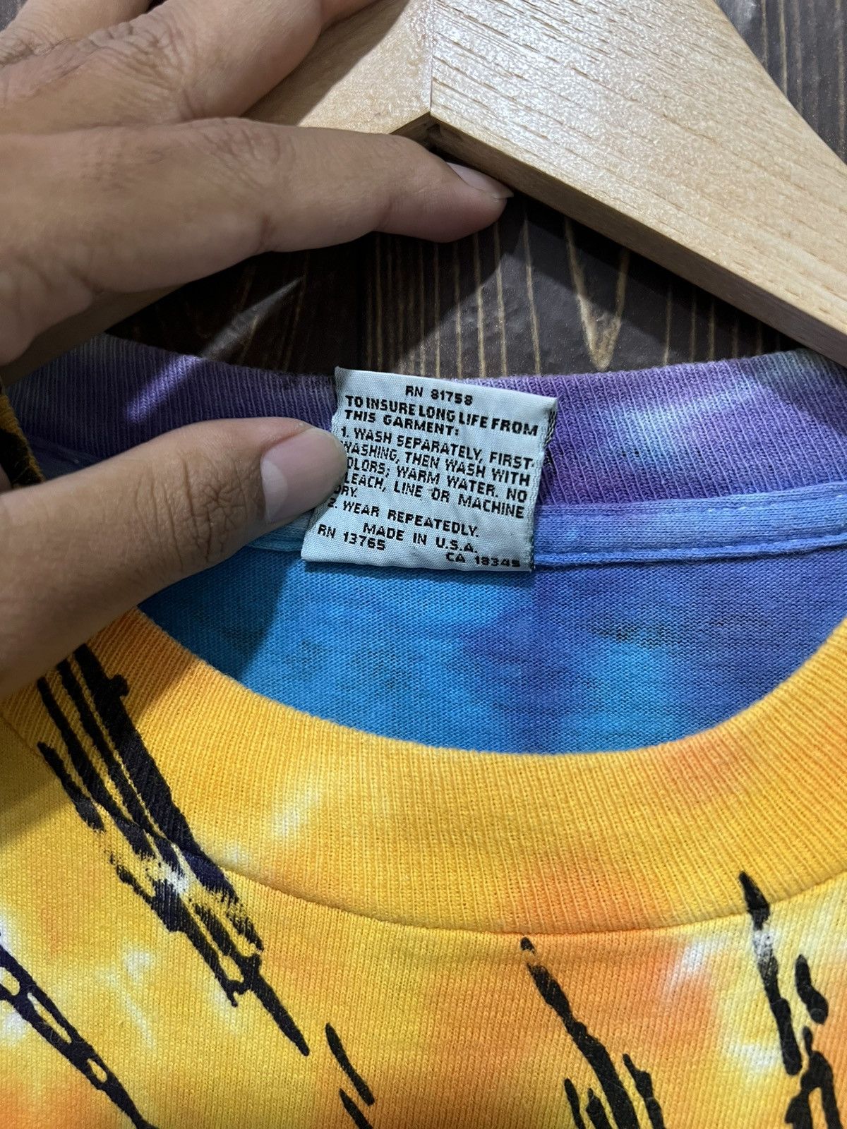 Liquid Blue × Vintage Vintage 90s Liquid Blue Sun N Moon Fullprint Tshirt Size US L / EU 52-54 / 3 - 9 Thumbnail