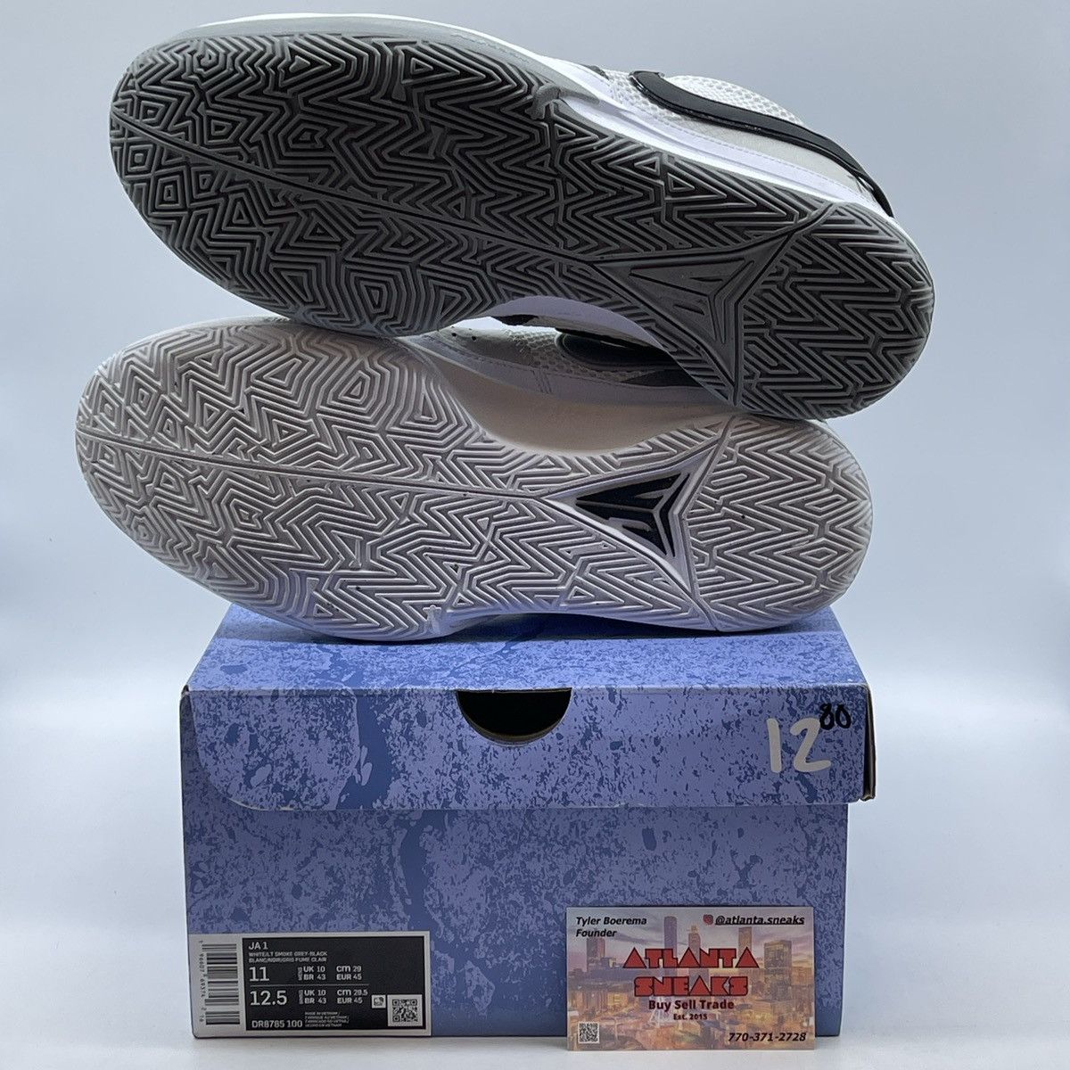 Nike Ja 1 light smoke grey Size US 11 / EU 44 - 7 Thumbnail