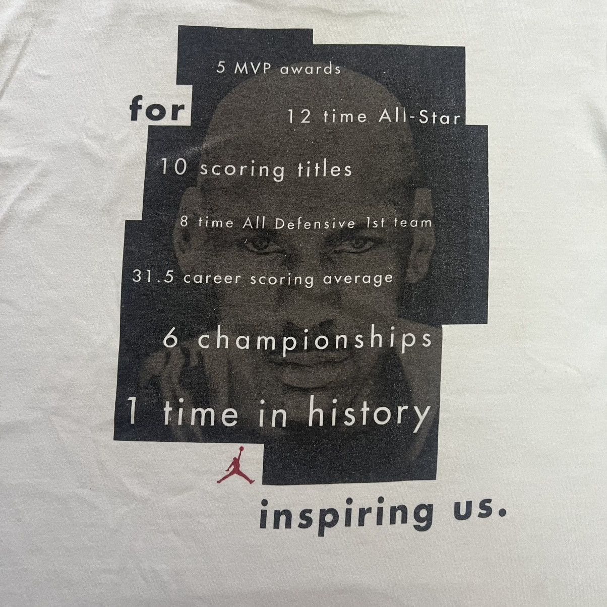 Nike Vintage Nike “Thanks Mike.” Michael Jordan Tribute Tee Size US L / EU 52-54 / 3 - 8 Thumbnail