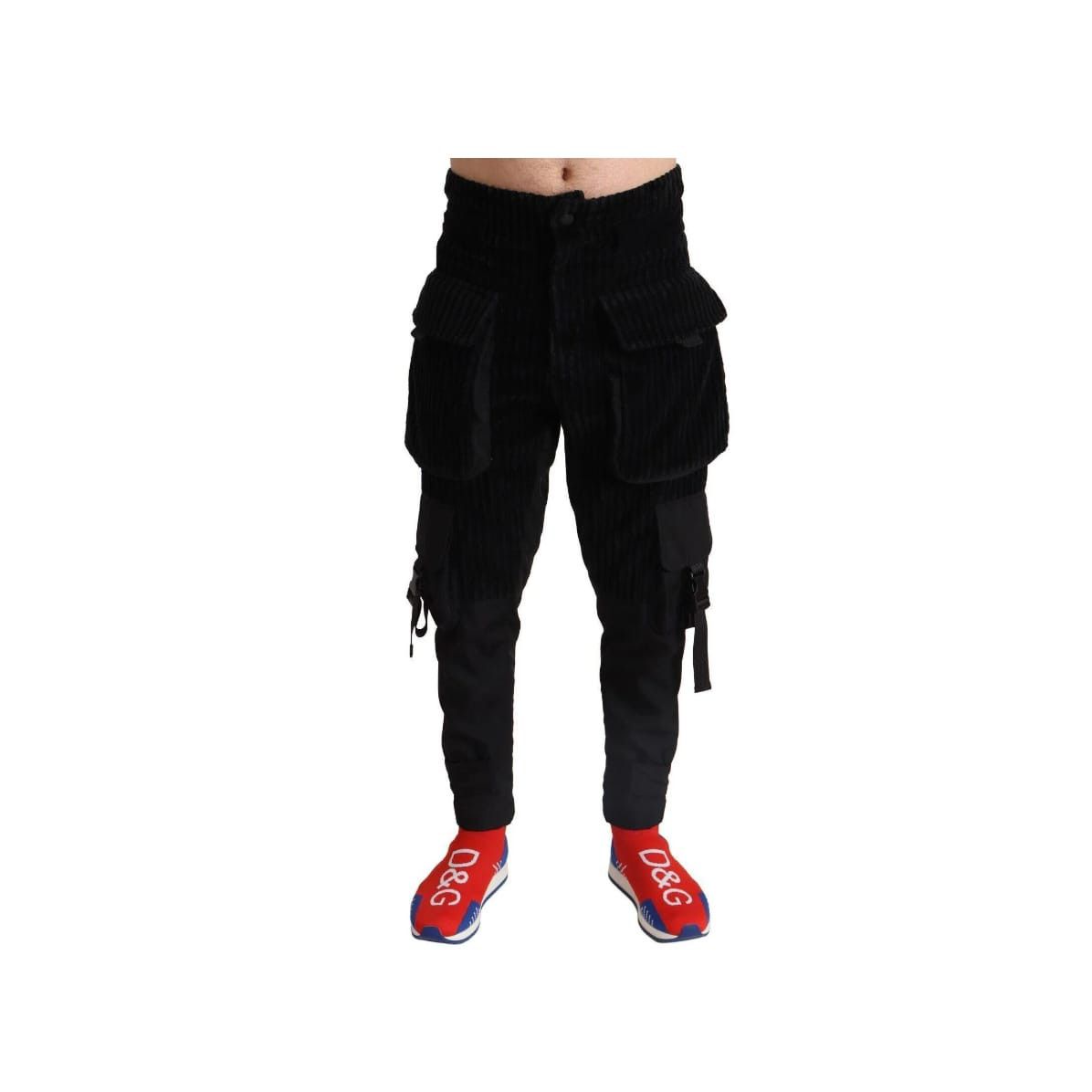 Dolce & Gabbana o1y0125 Cargo Pant in Black Size US 30 / EU 46 - 1 Thumbnail