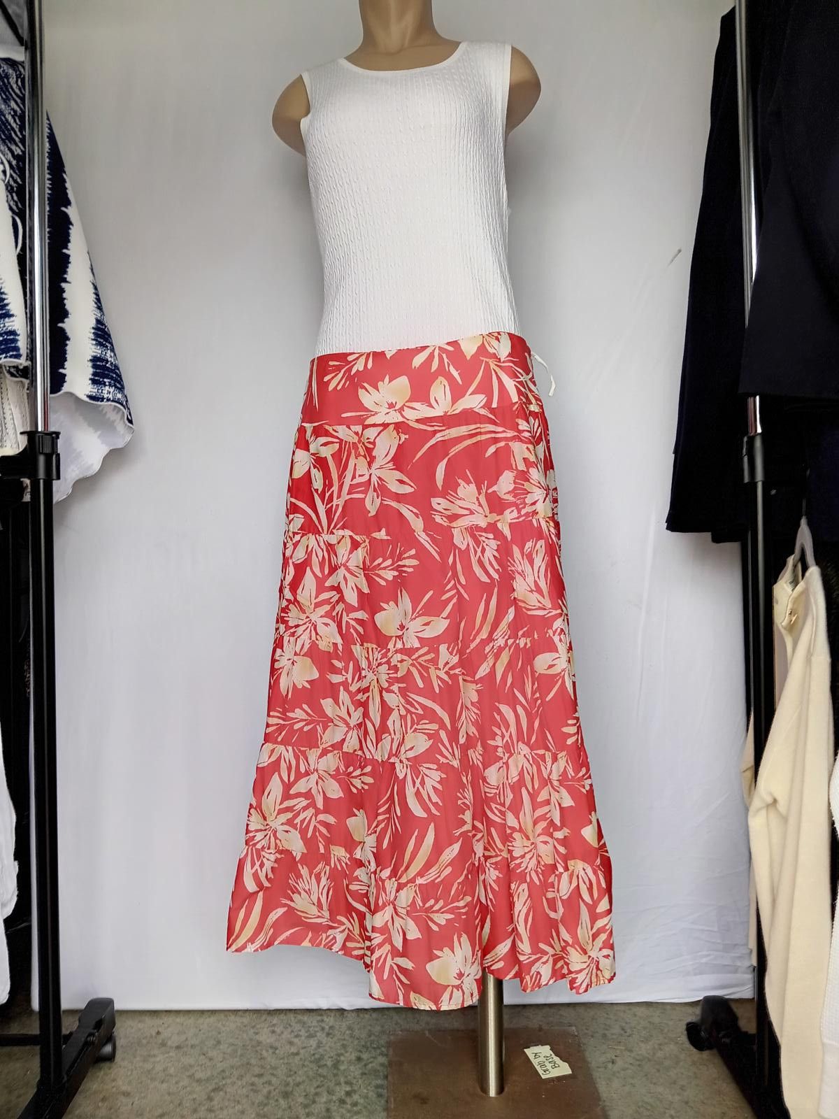 Jones New York Jones New York Signature Floral Maxi Skirt Size 32" / US 10 / IT 46 - 1 Thumbnail