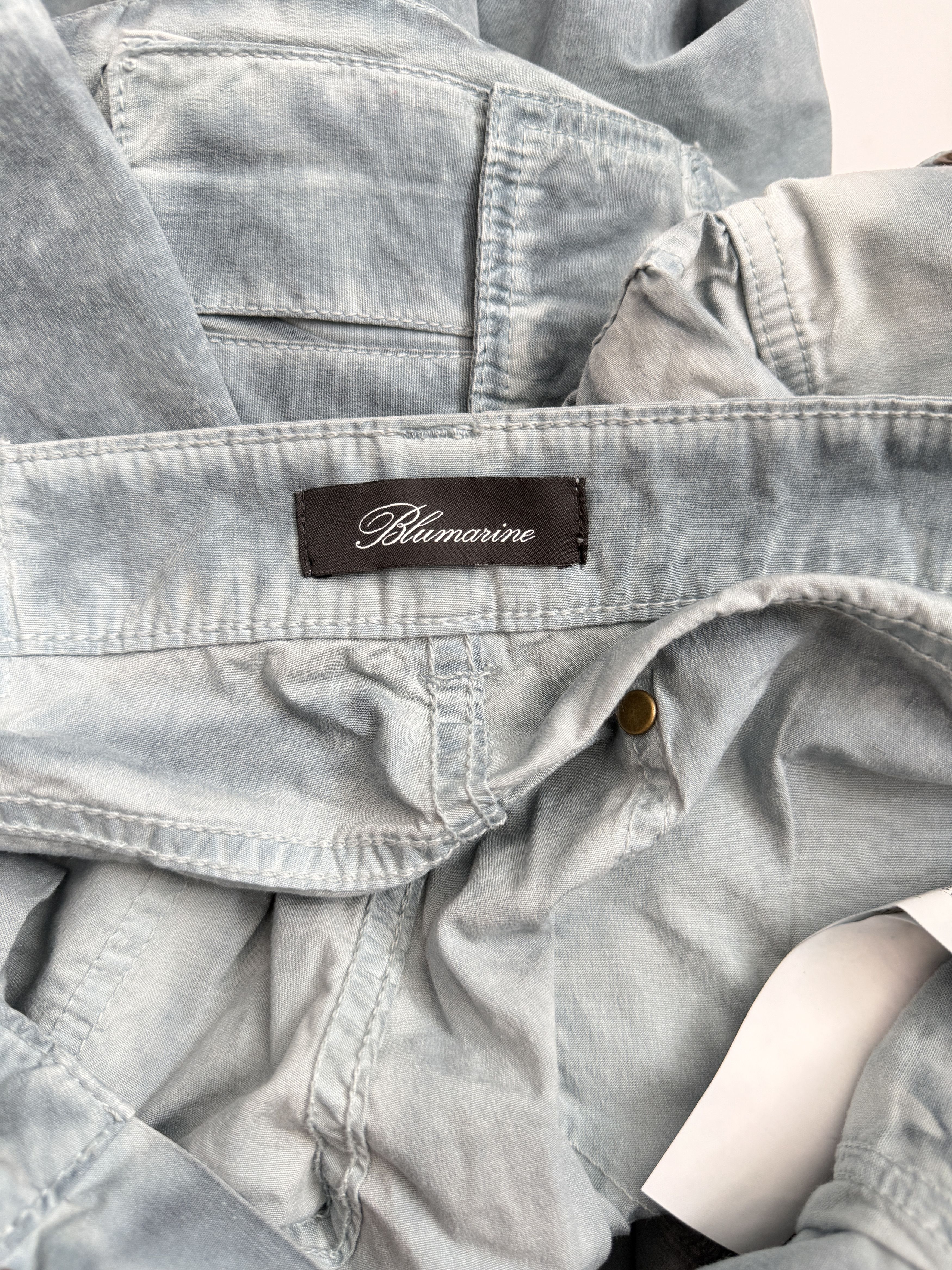 Blumarine Blue pants Size 28" / US 6 / IT 42 - 3 Thumbnail