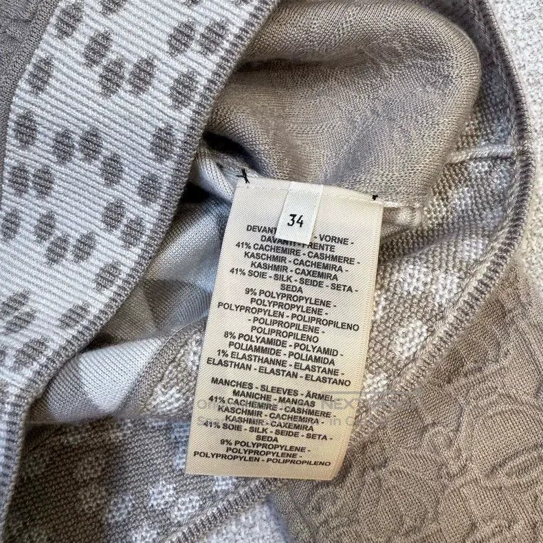 Hermes Hermes Off-white Geometric Pattern Jacquard Sweater Size XXS / US 00 / IT 34 - 7 Thumbnail